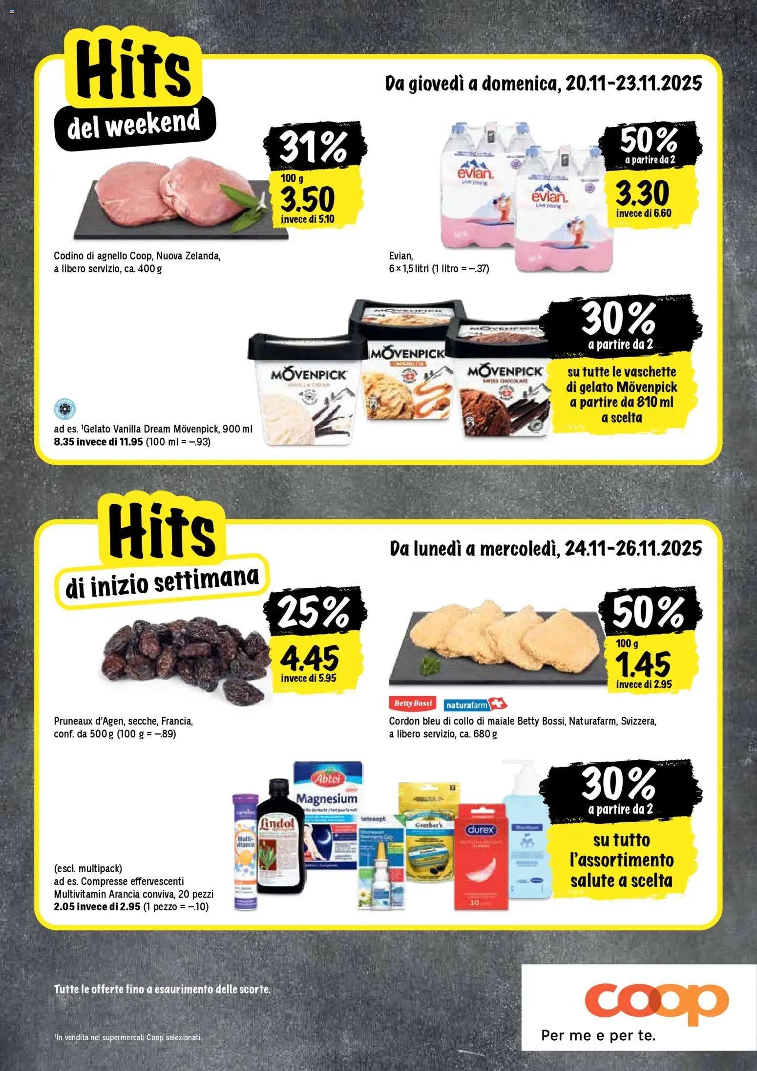 Coop - Una settimana di azioni (2025-11-20 - 2025-11-26)