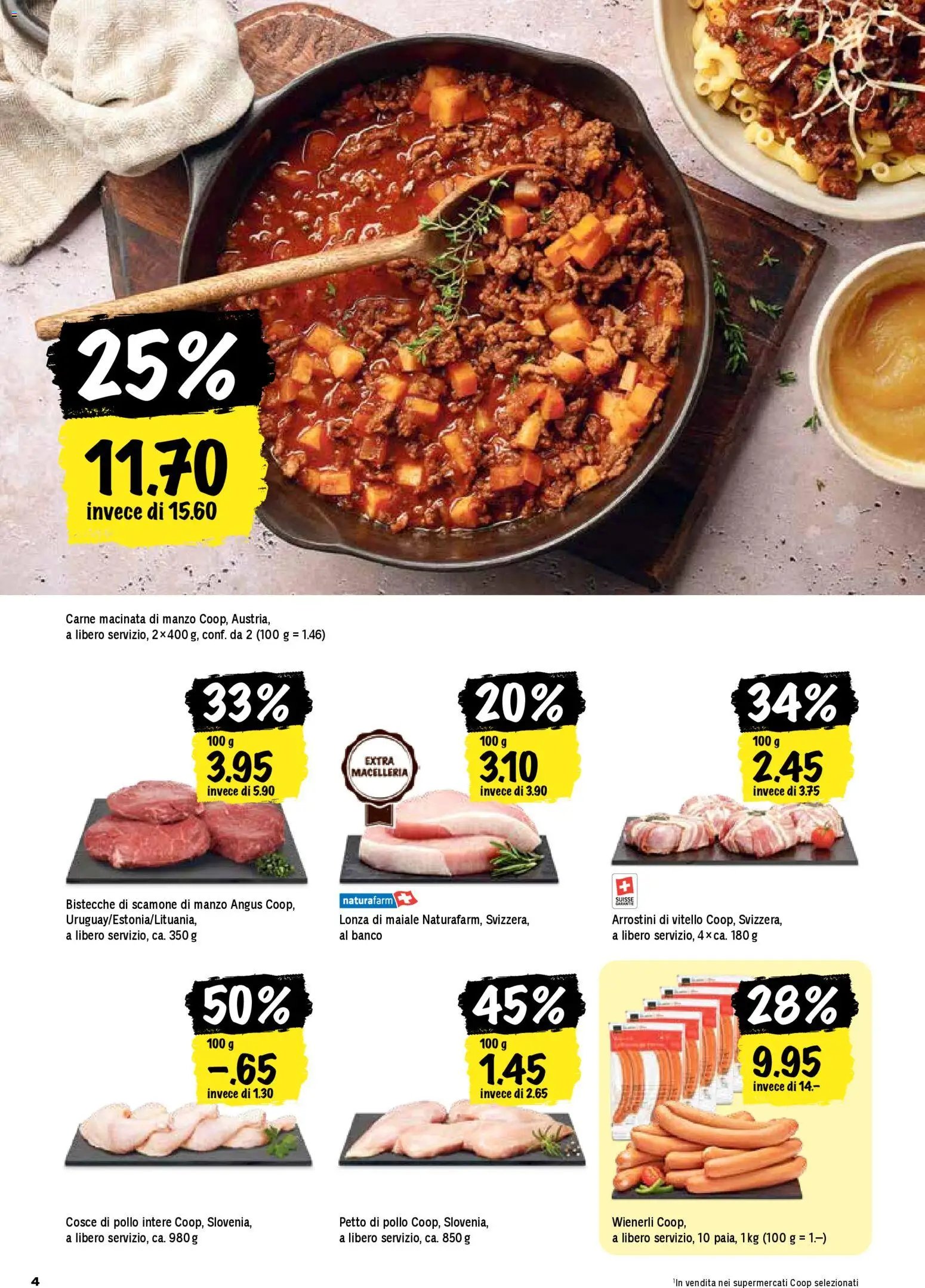 Coop - Una settimana di azioni (2025-11-20 - 2025-11-26)