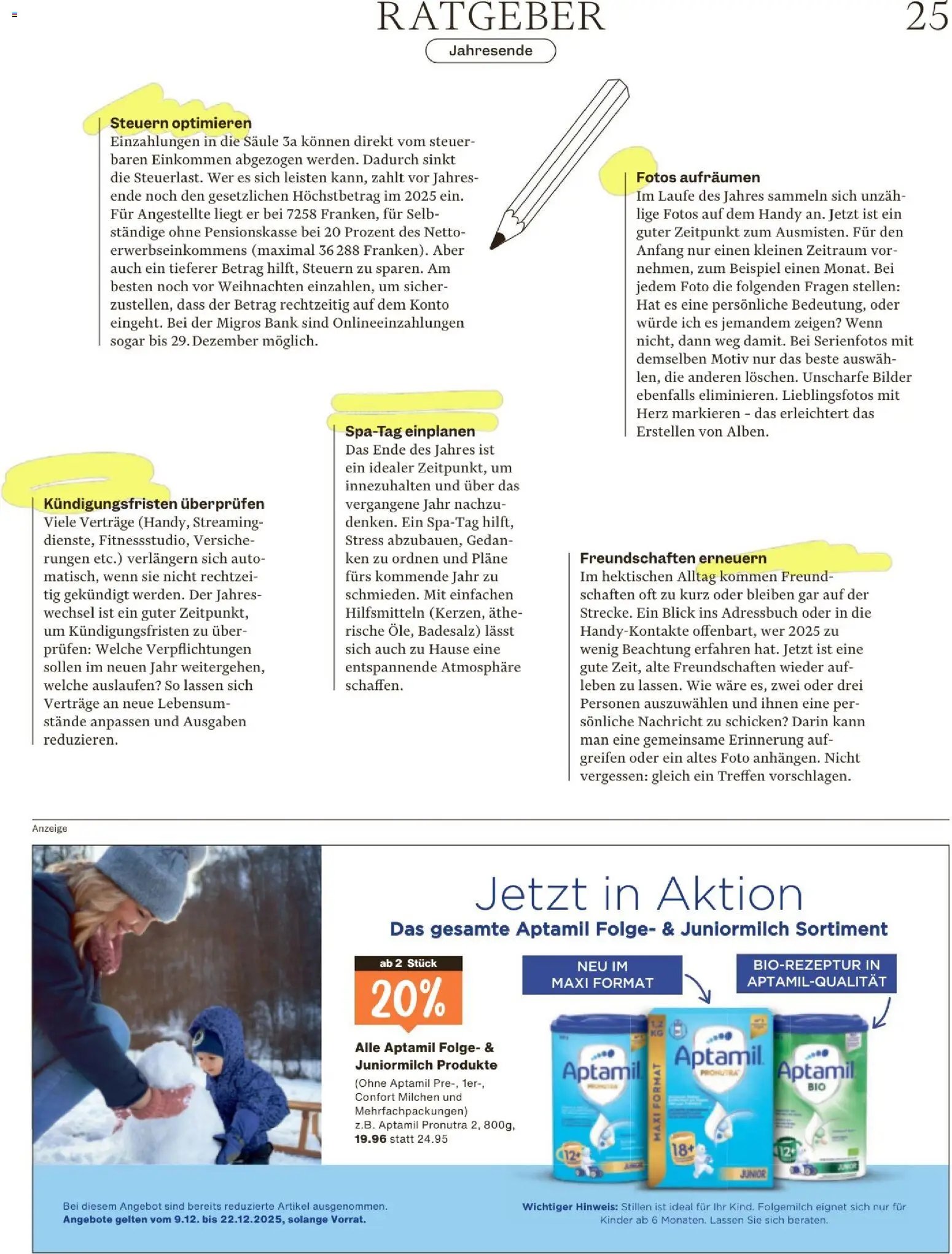 Migros - Magazin (2025-12-09 - 2025-12-15) | 25