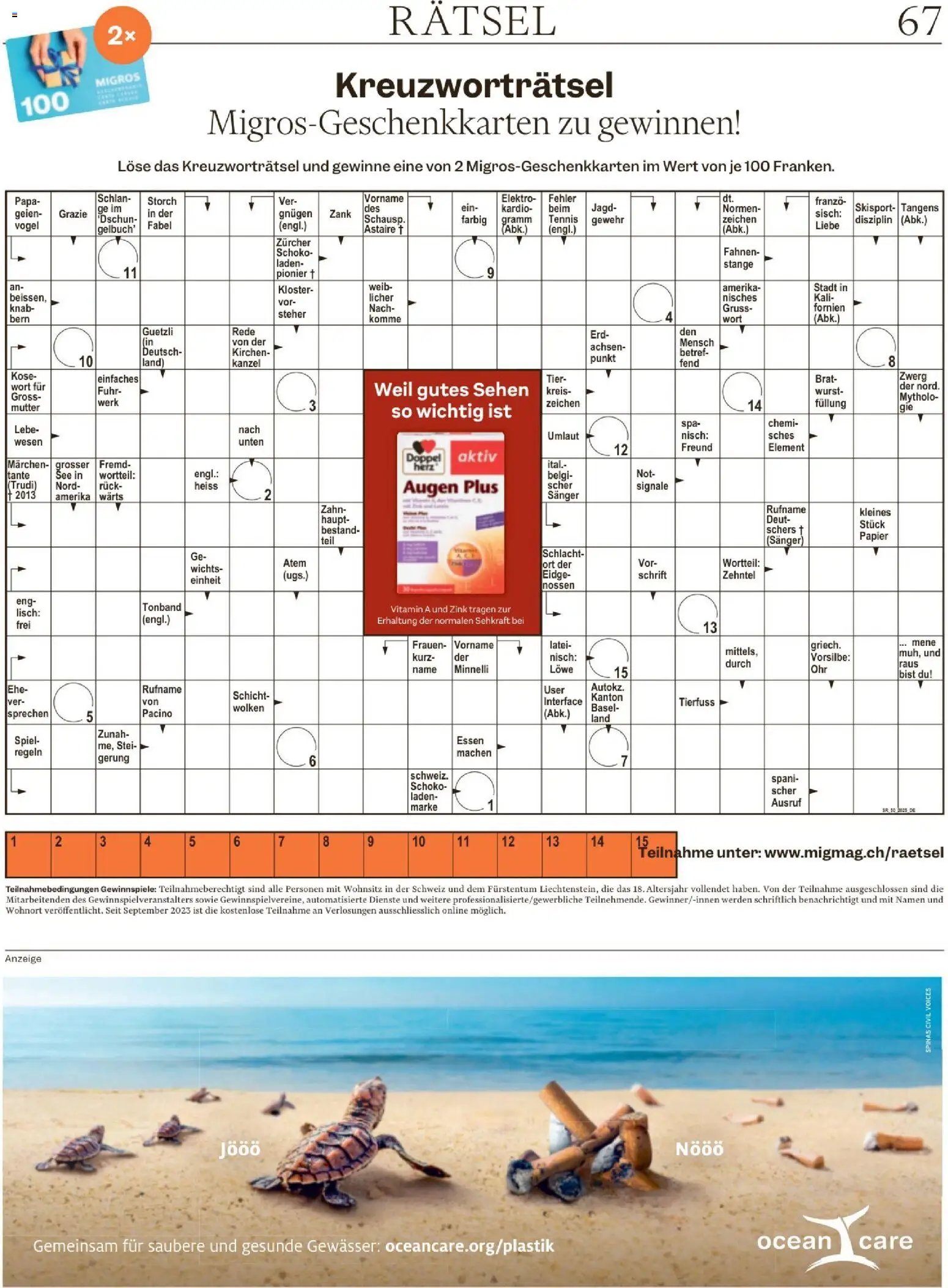 Migros - Magazin (2025-12-09 - 2025-12-15) | 67