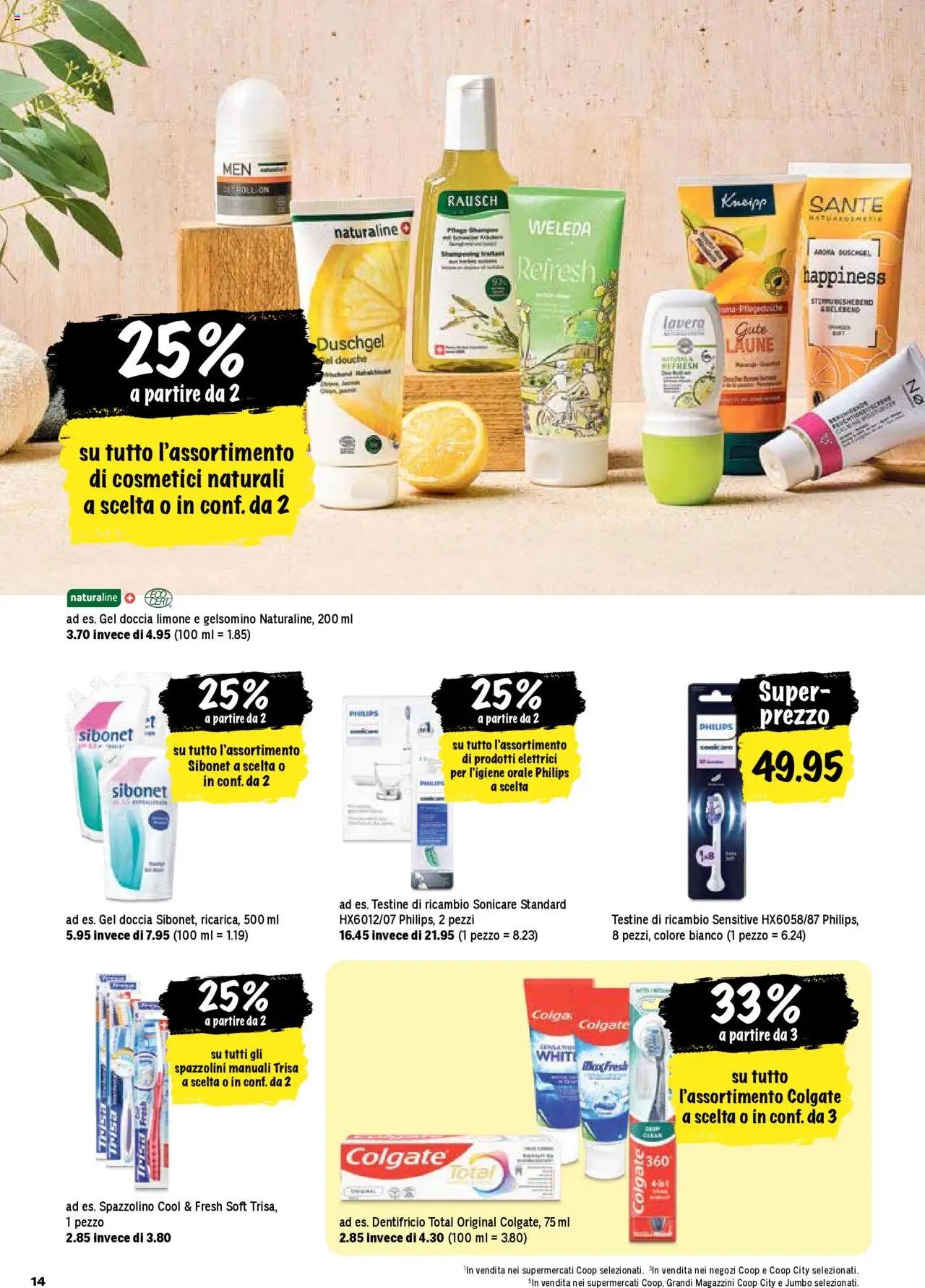 Coop - Una settimana di azioni (2025-10-23 - 2025-10-29)