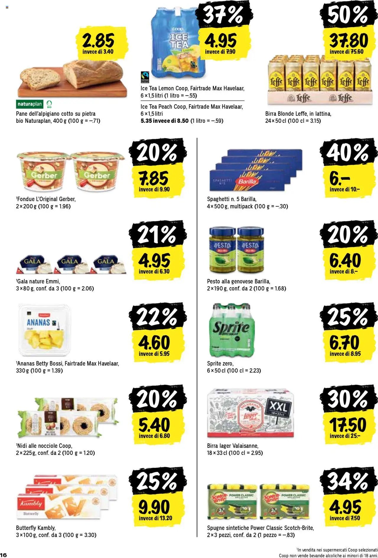 Coop - Una settimana di azioni (2025-10-23 - 2025-10-29)