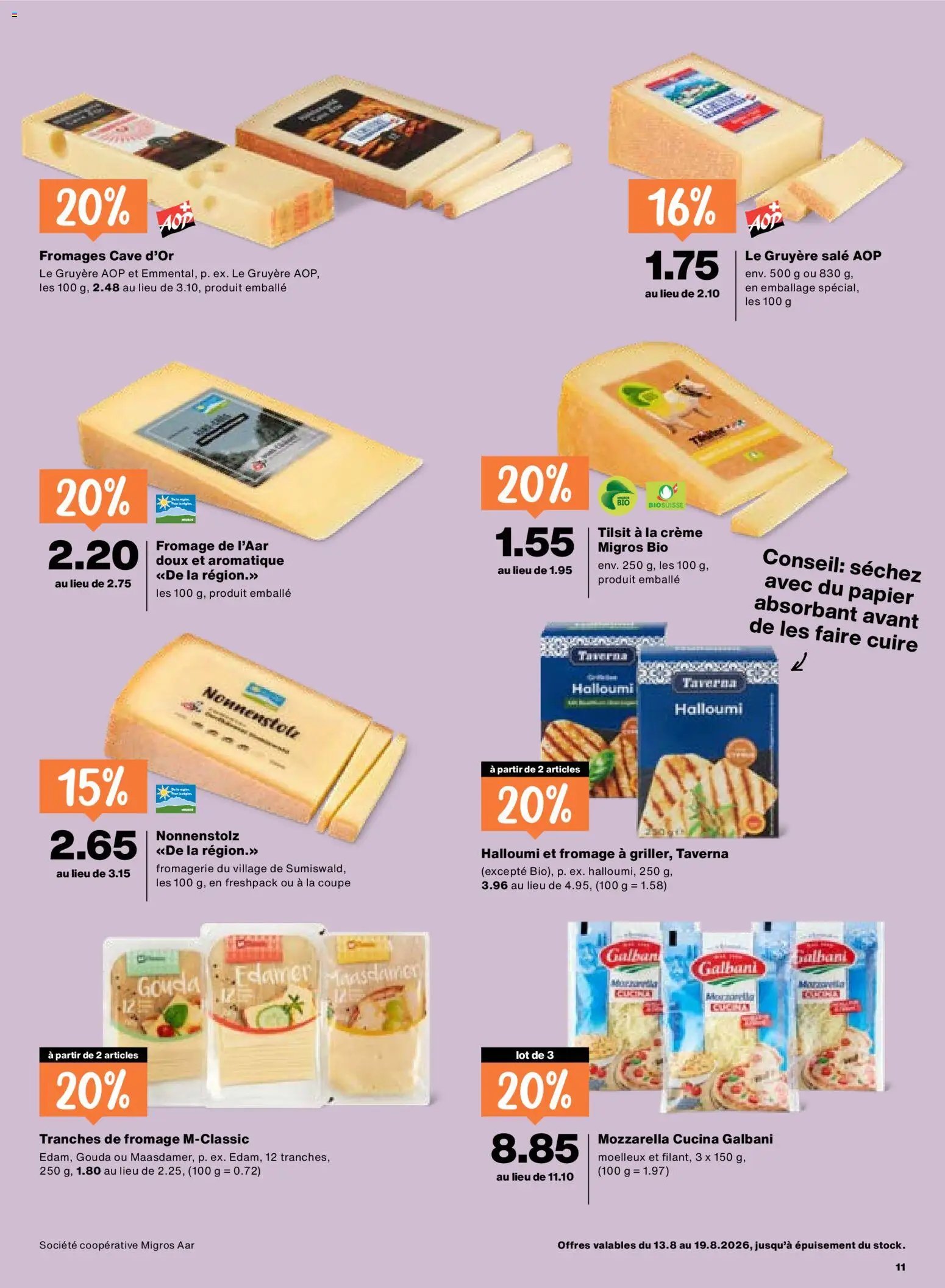 Migros aktionen FR