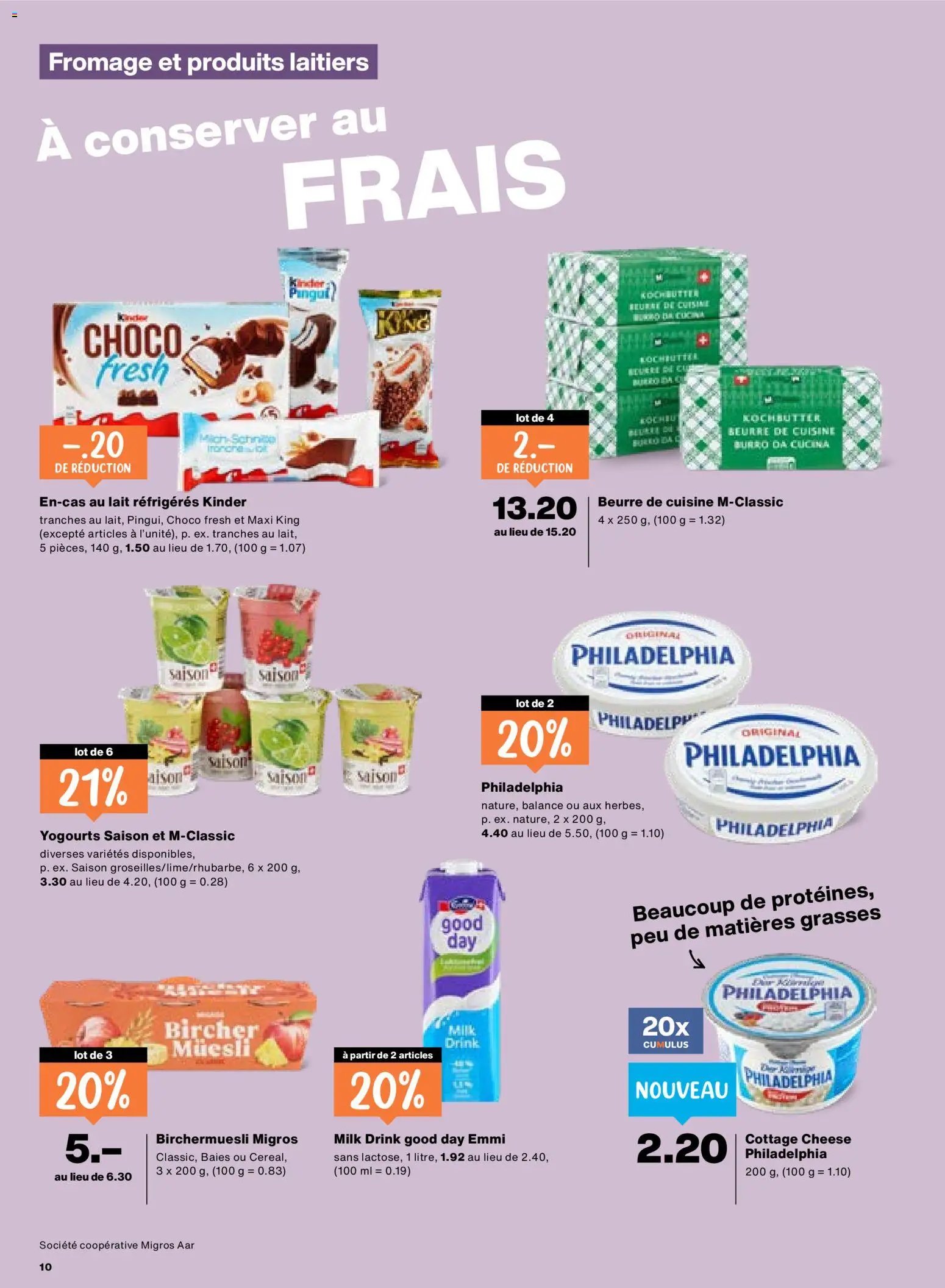 Migros aktionen FR