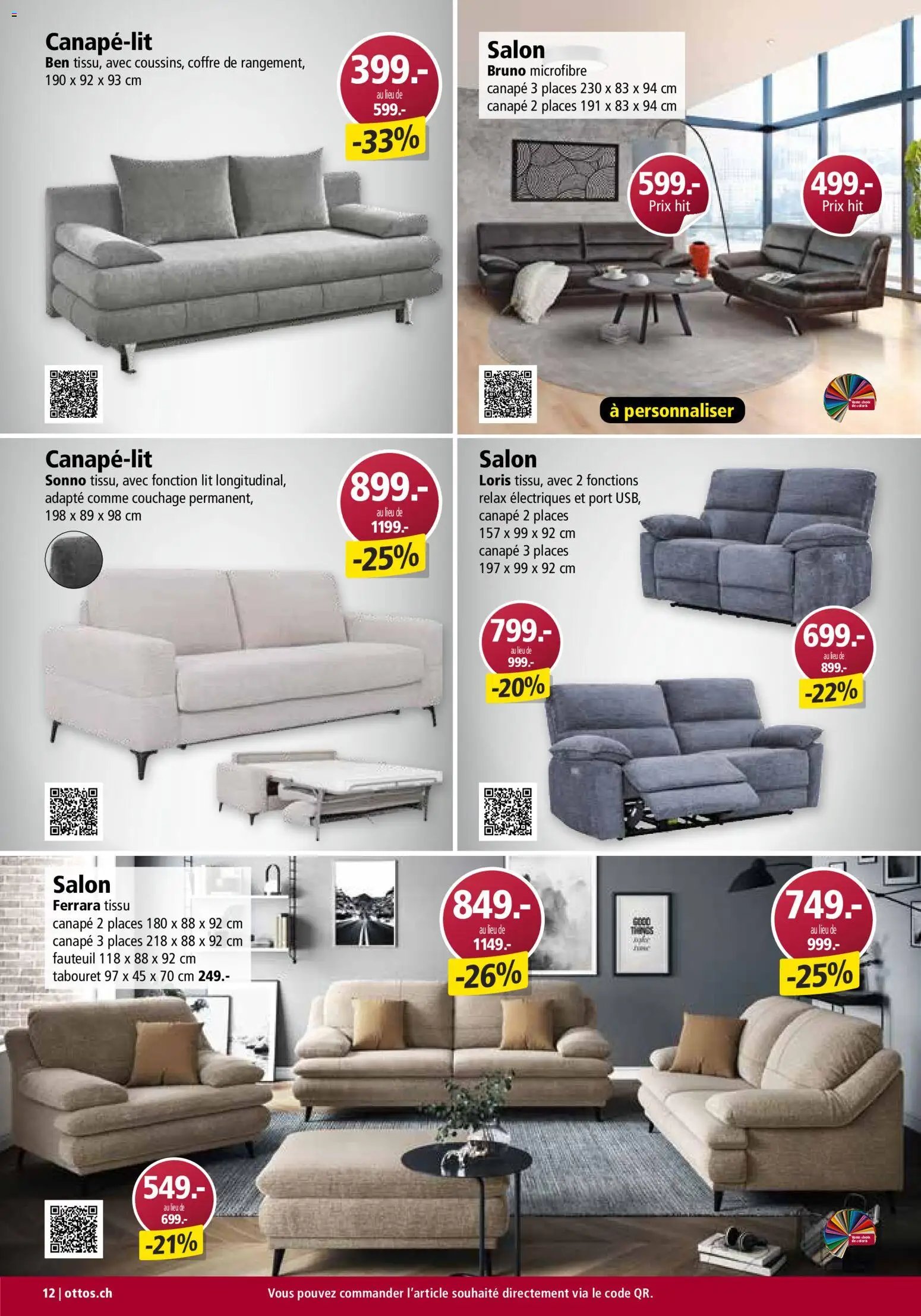 Otto's aktionen Meubles