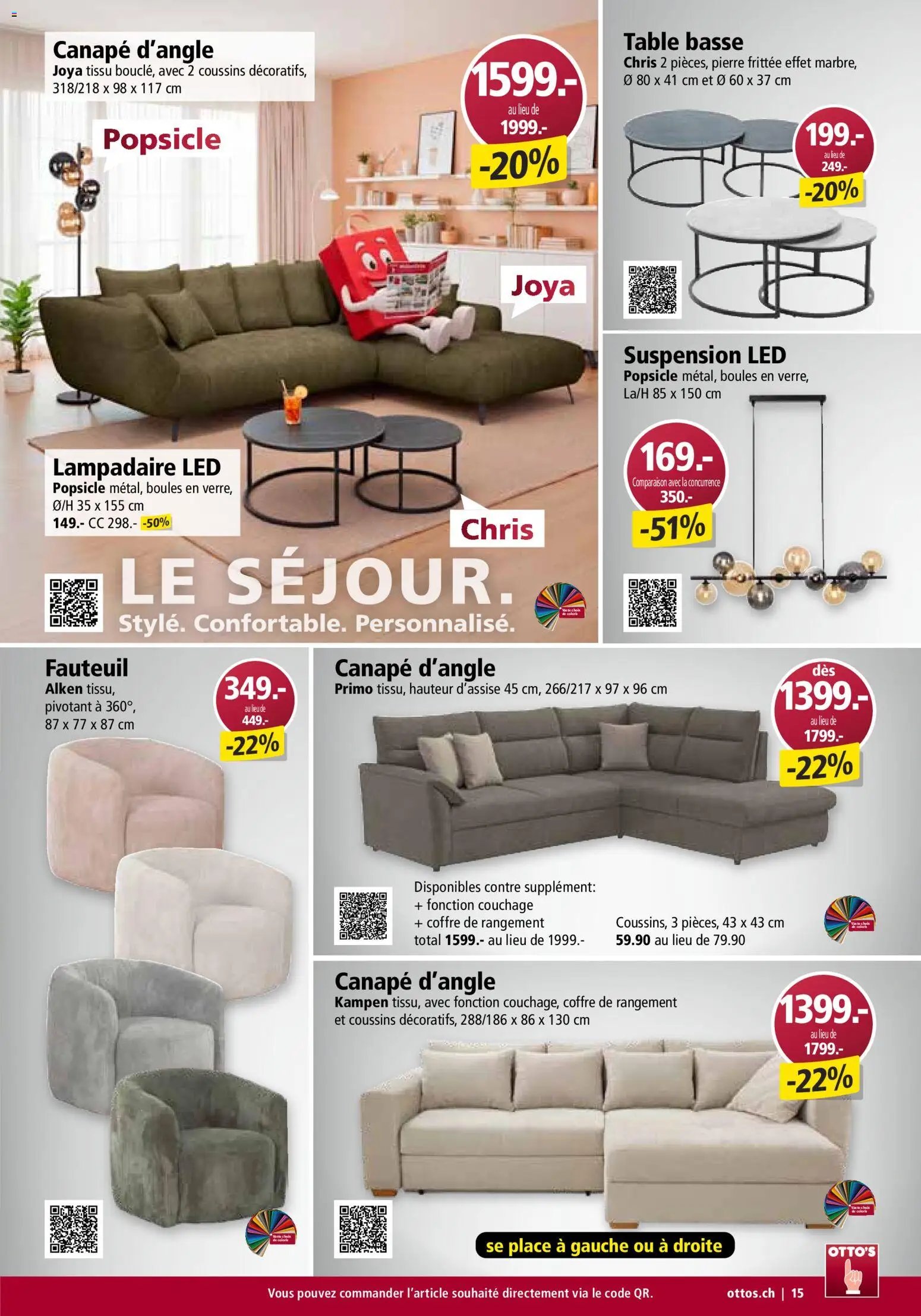 Otto's aktionen Meubles