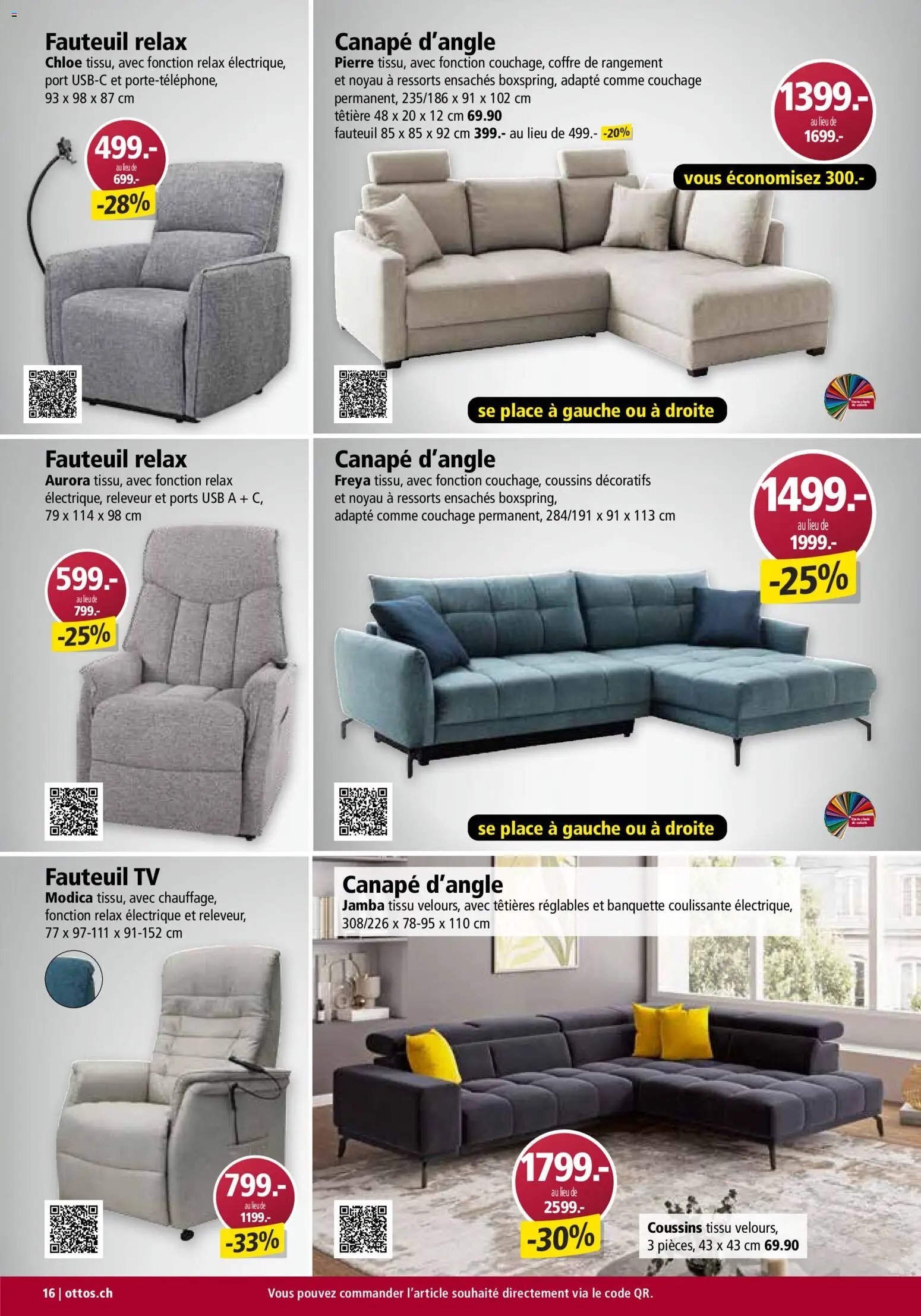 Otto's aktionen Meubles