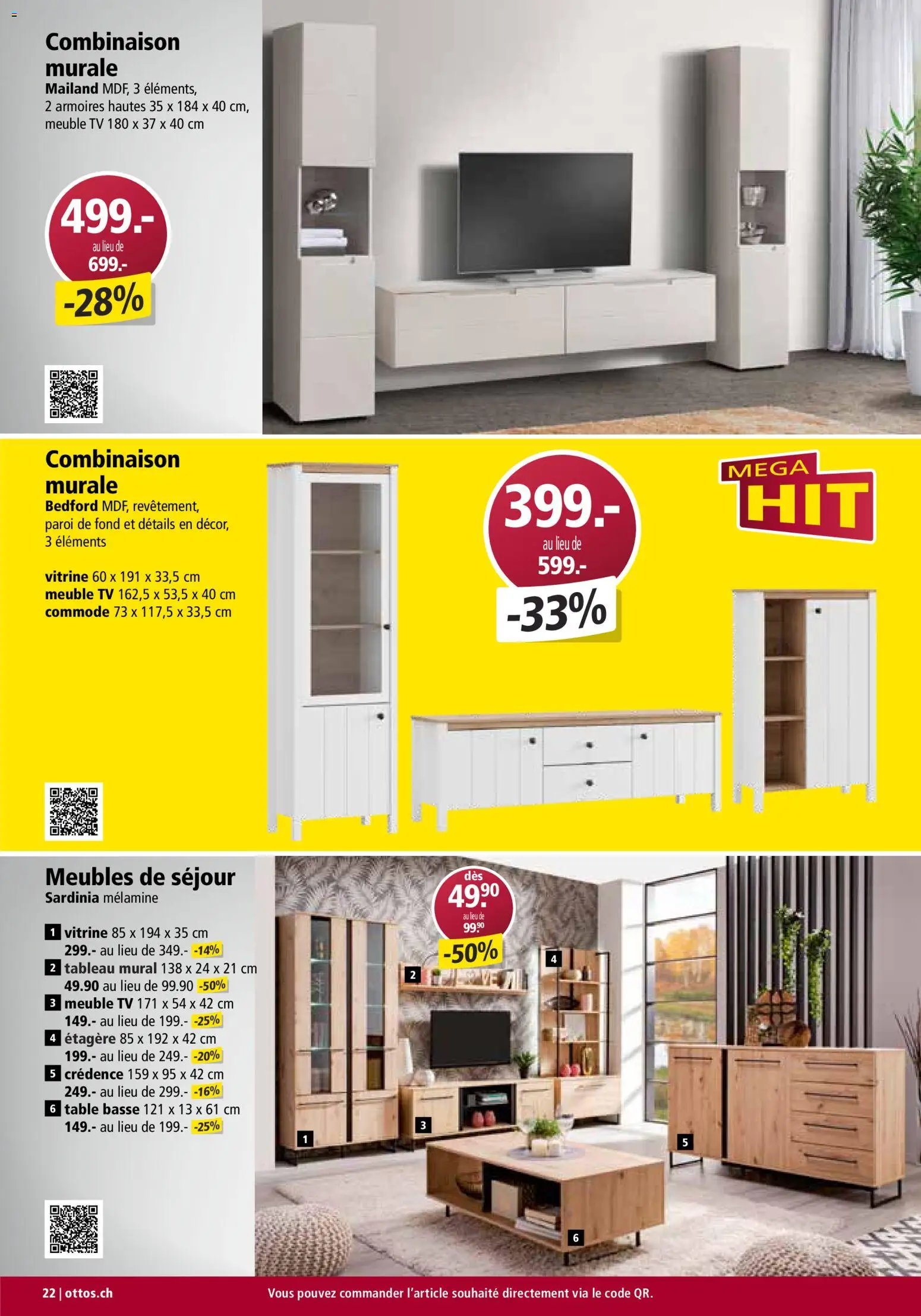 Otto's aktionen Meubles