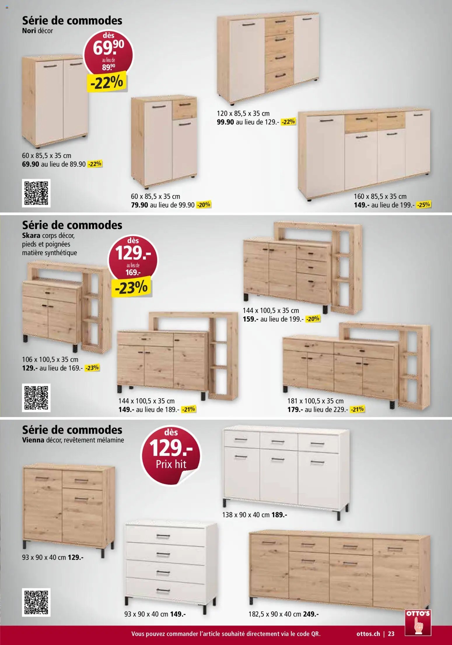 Otto's aktionen Meubles