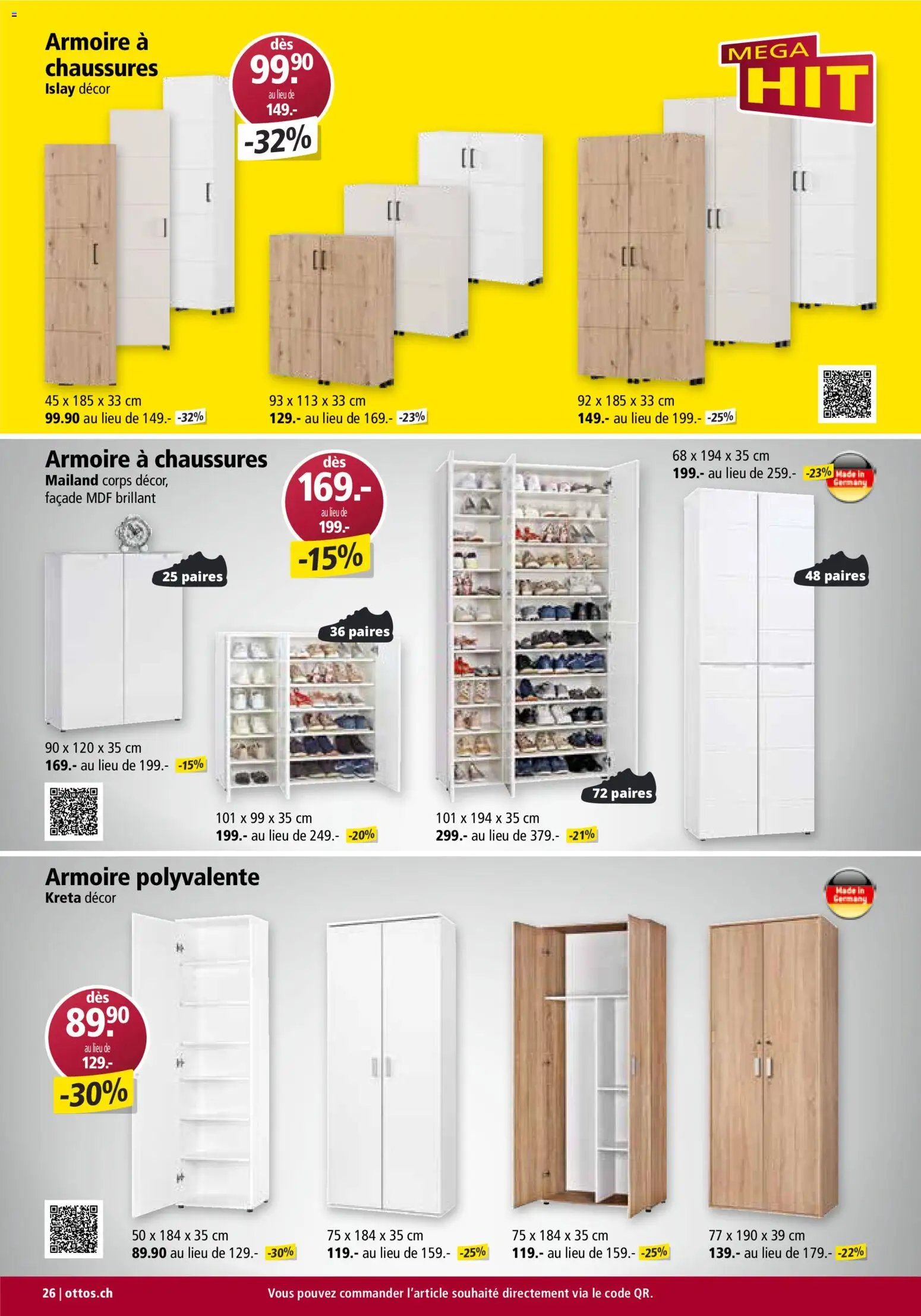 Otto's aktionen Meubles