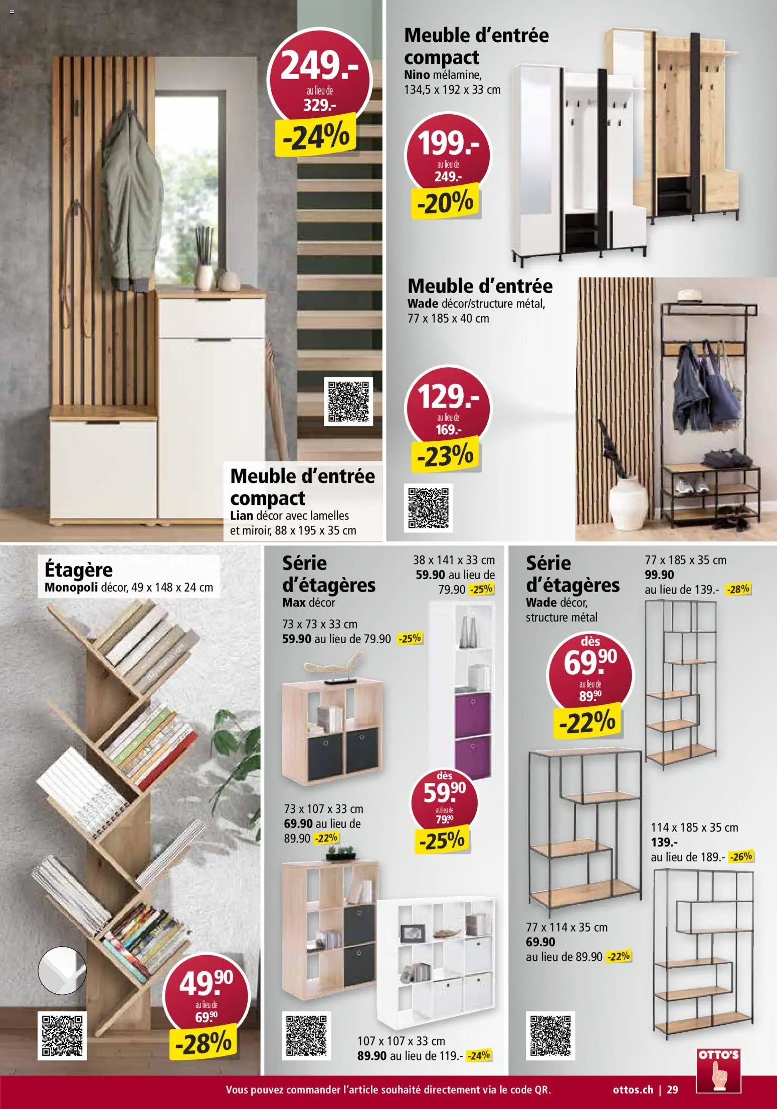 Otto's aktionen Meubles