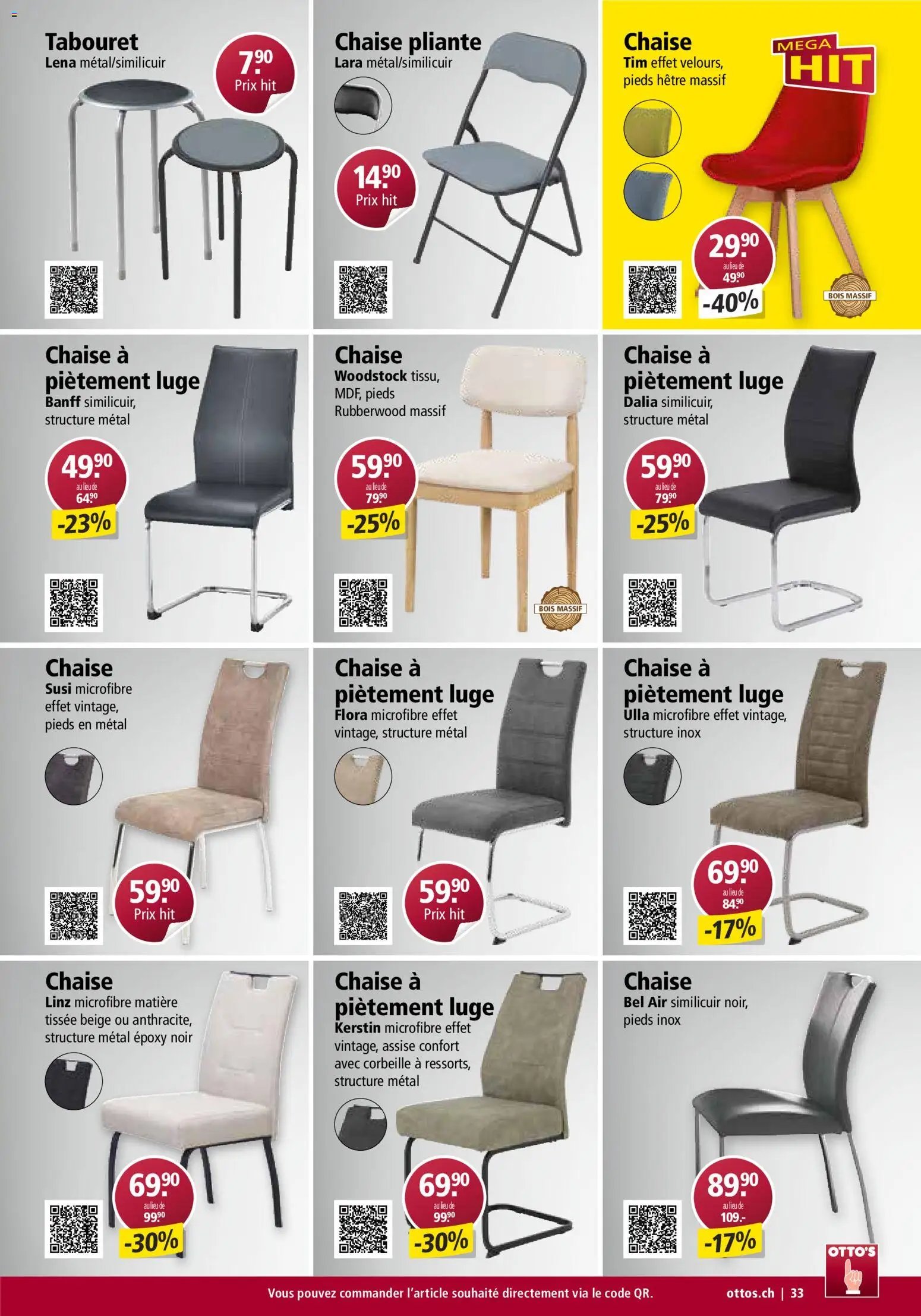 Otto's aktionen Meubles