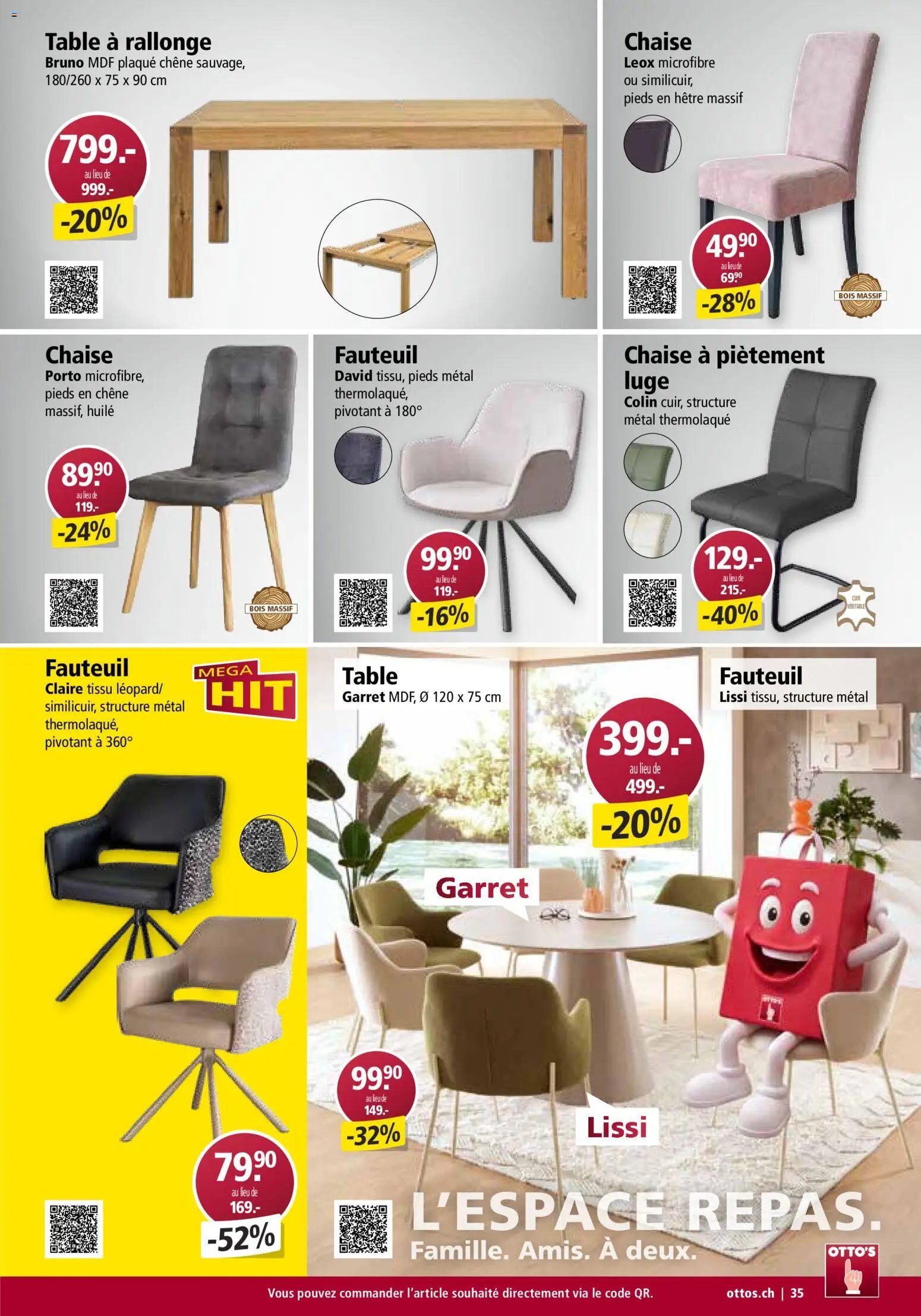Otto's aktionen Meubles