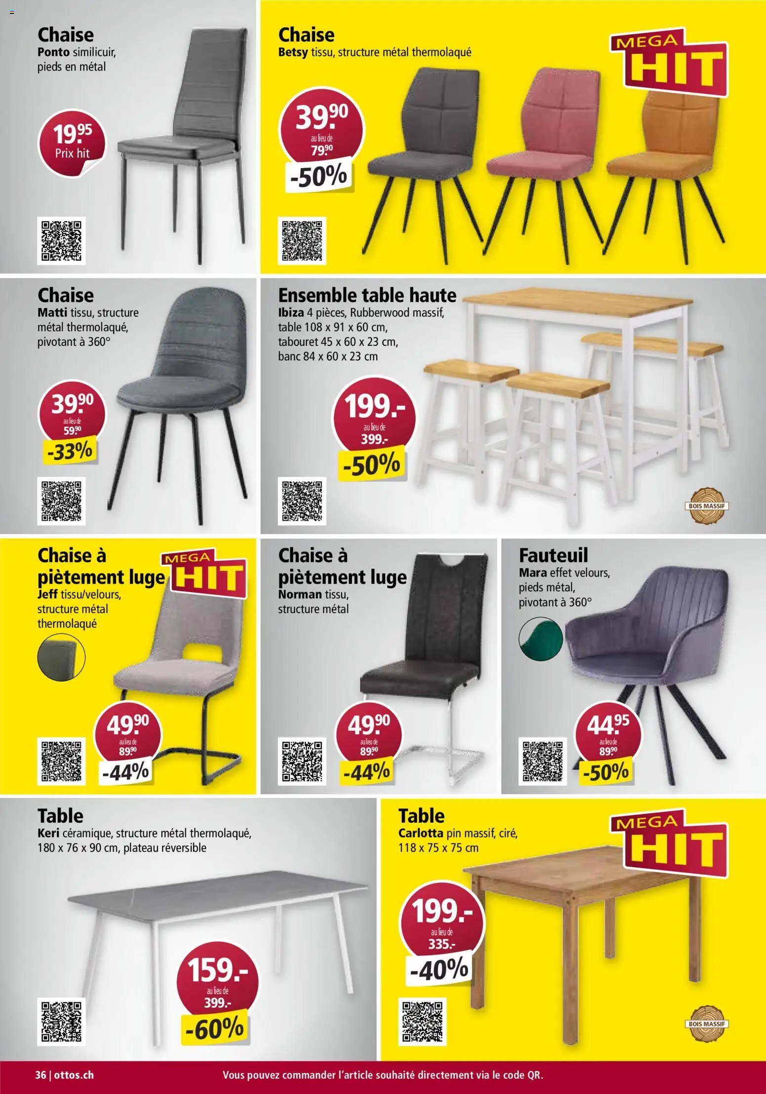 Otto's aktionen Meubles