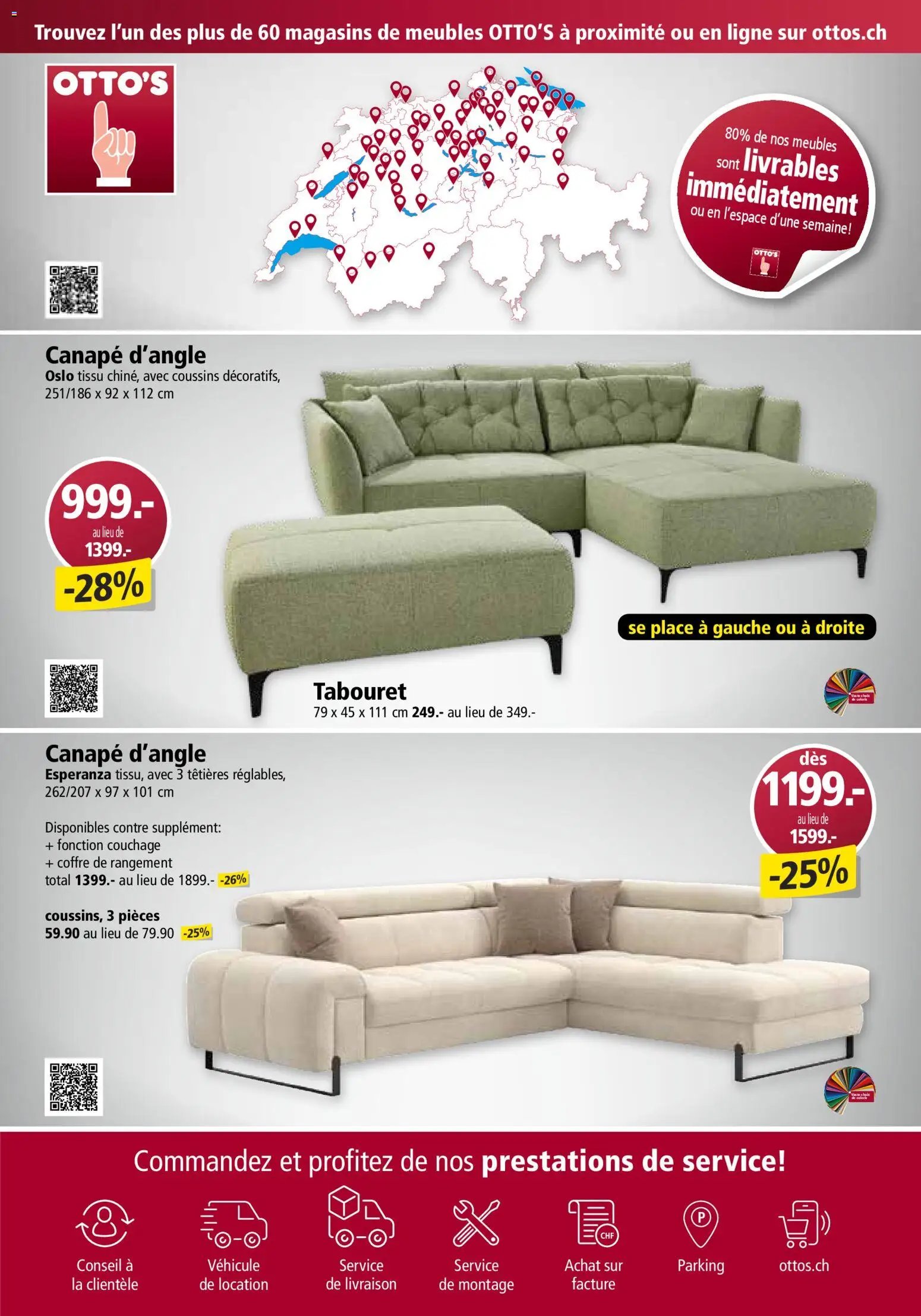 Otto's aktionen Meubles