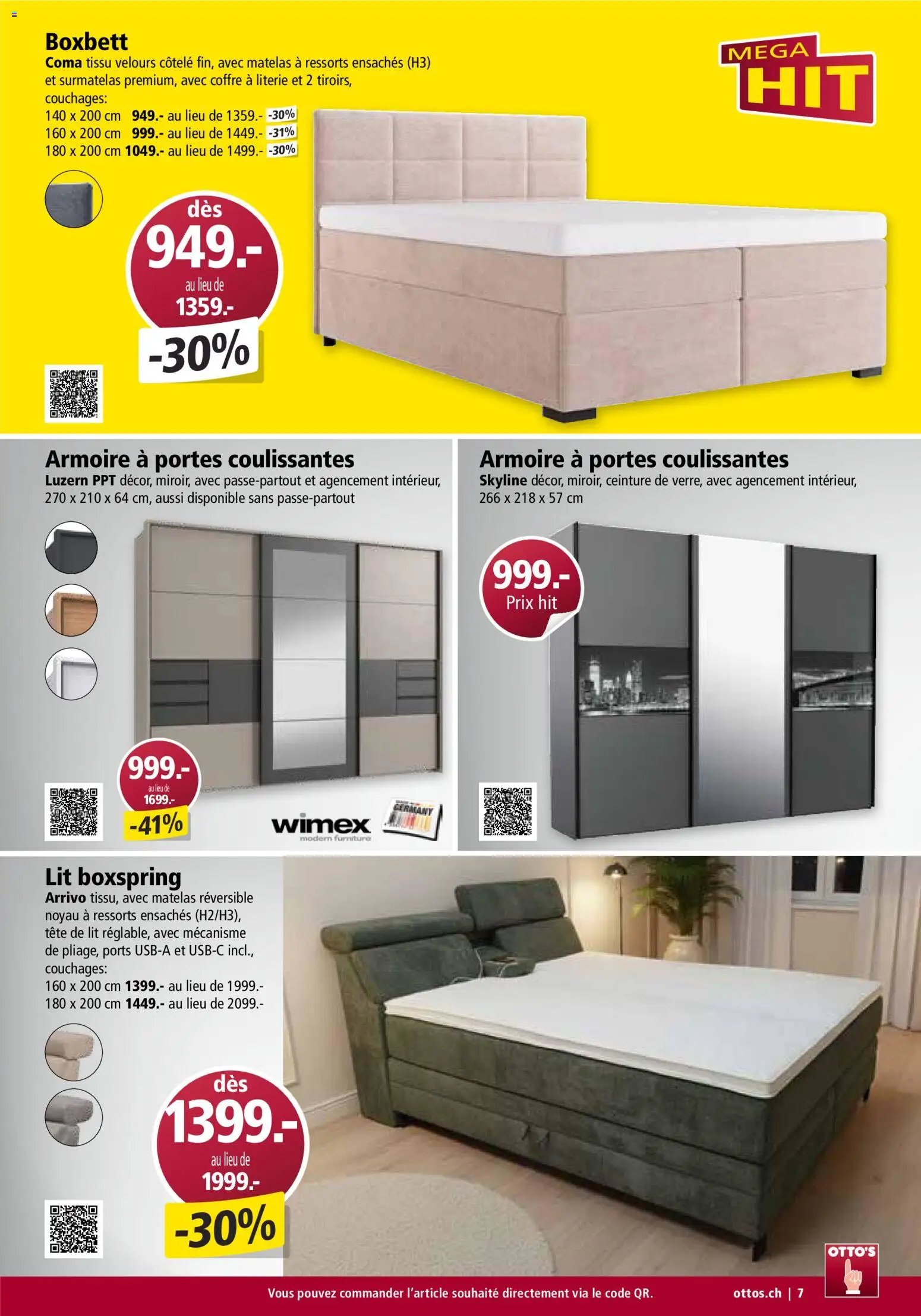 Otto's aktionen Meubles