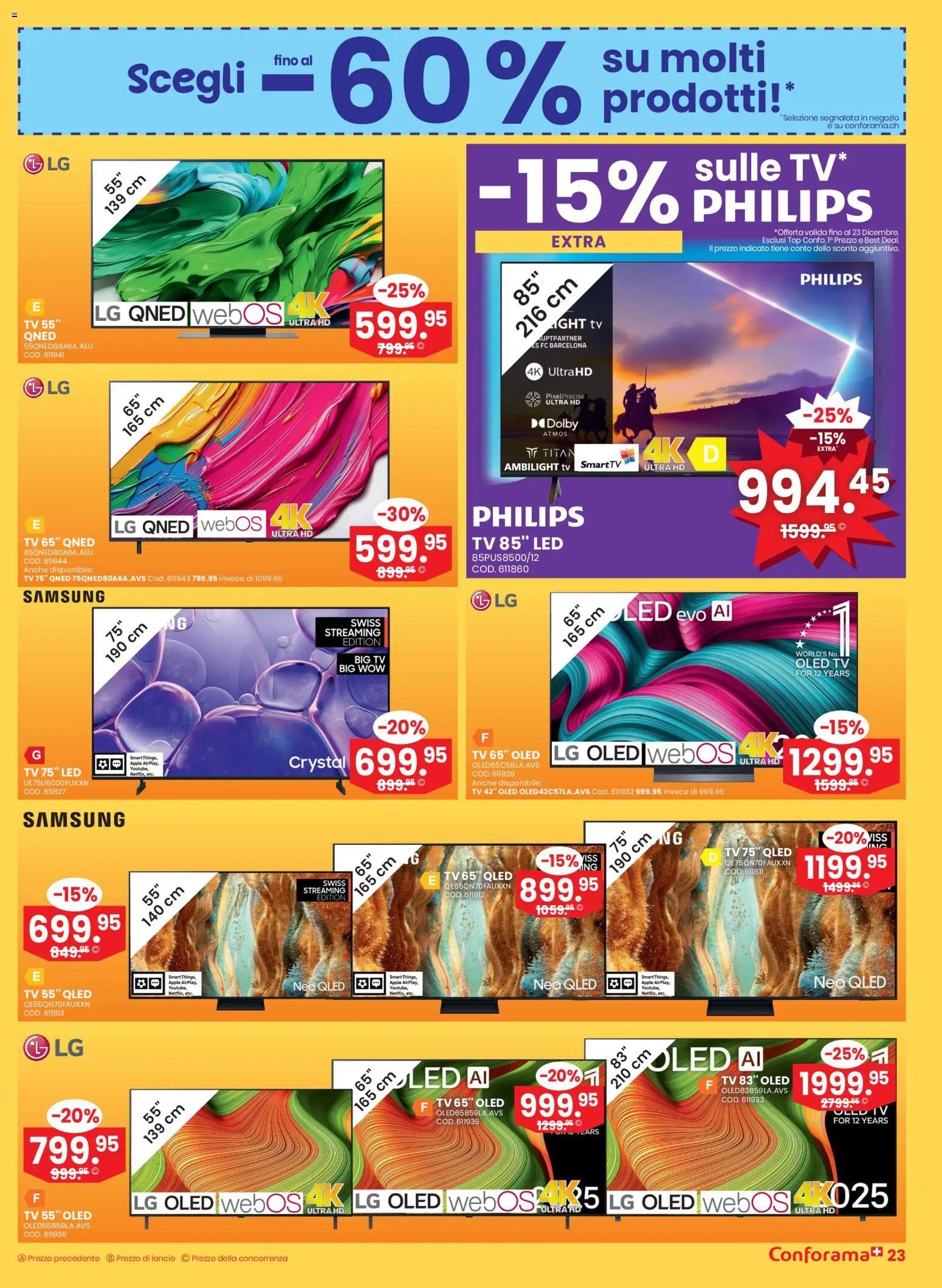 Conforama Aktionen Super Saldi (2025-12-17 - 2025-12-30) | 23