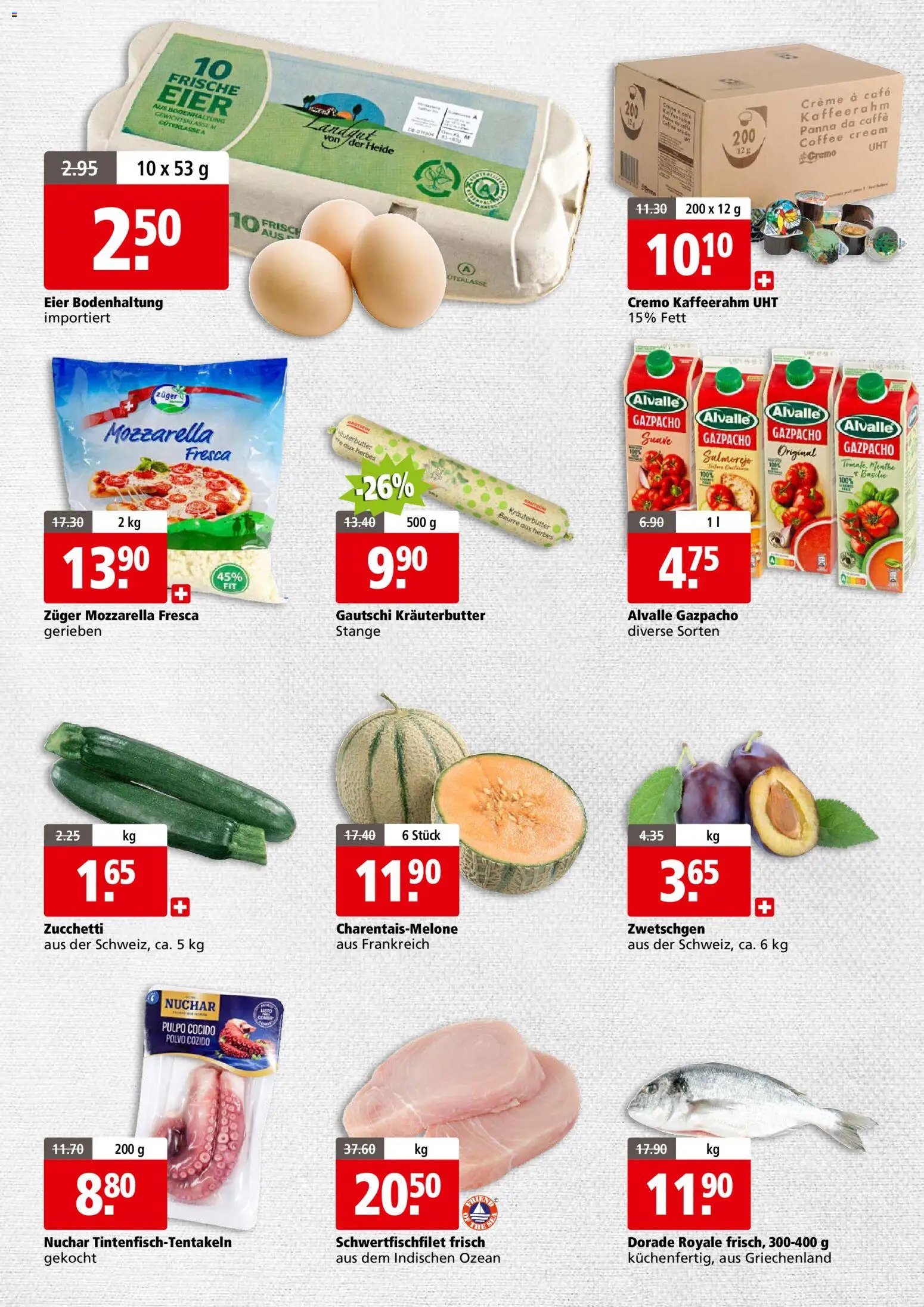 Aligro aktionen Business Schlieren, Gossau SG, Frauenfeld, Rapperswil-Jona, Sargans, Bern