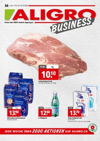 Aligro aktionen Business Schlieren, Gossau SG, Frauenfeld, Rapperswil-Jona, Sargans, Bern