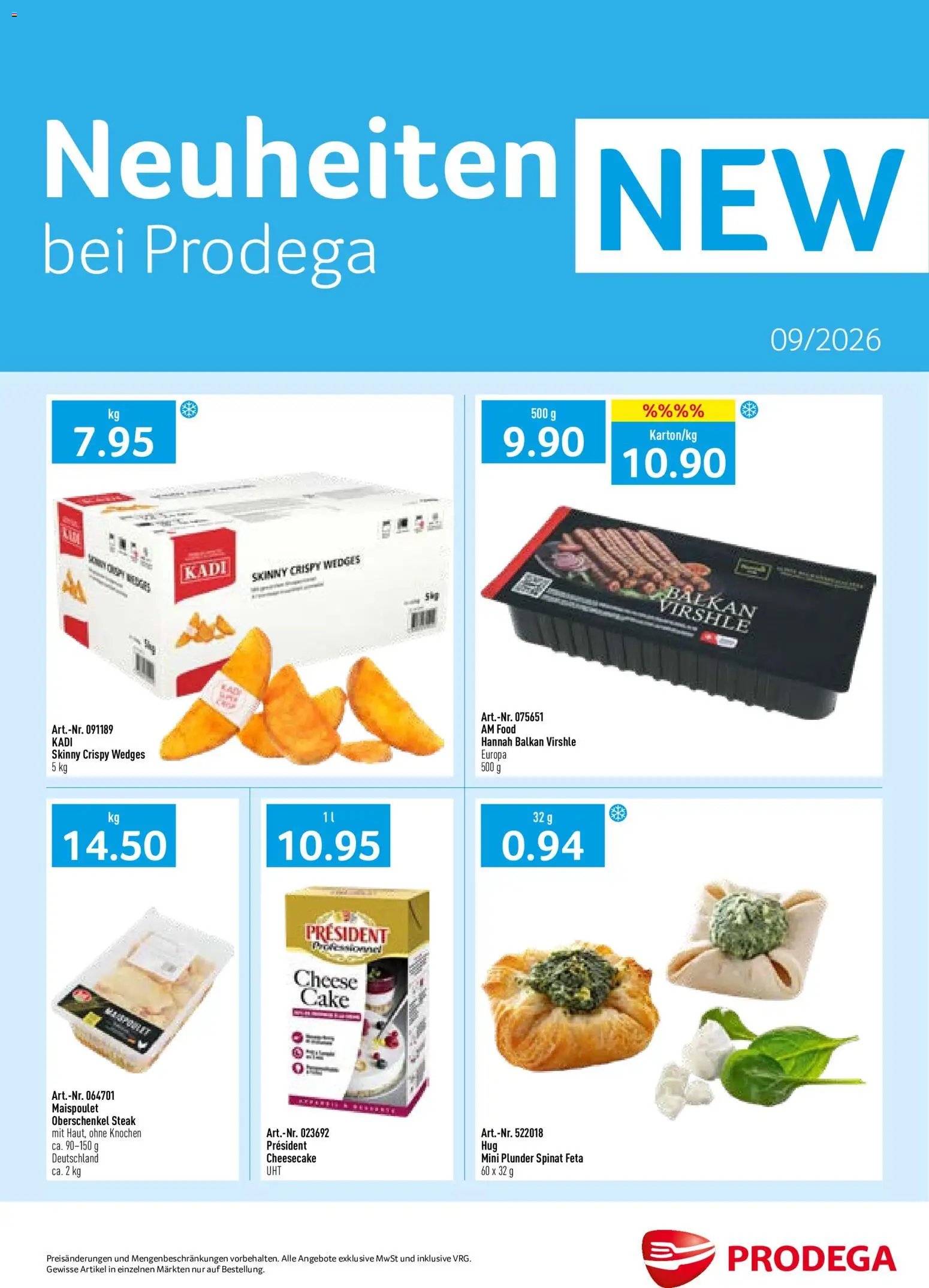 Prodega aktionen Neuheiten
