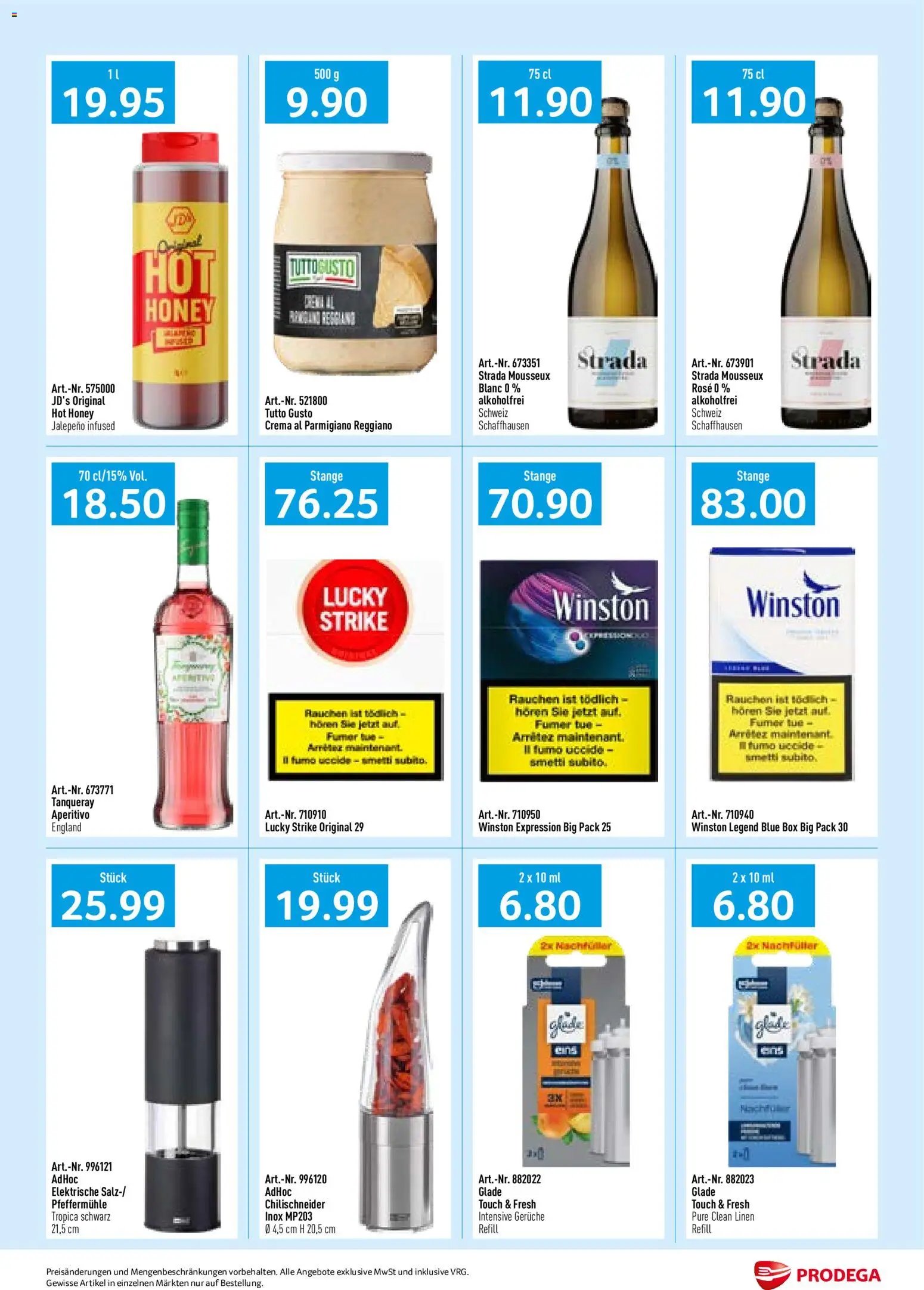 Prodega aktionen Neuheiten