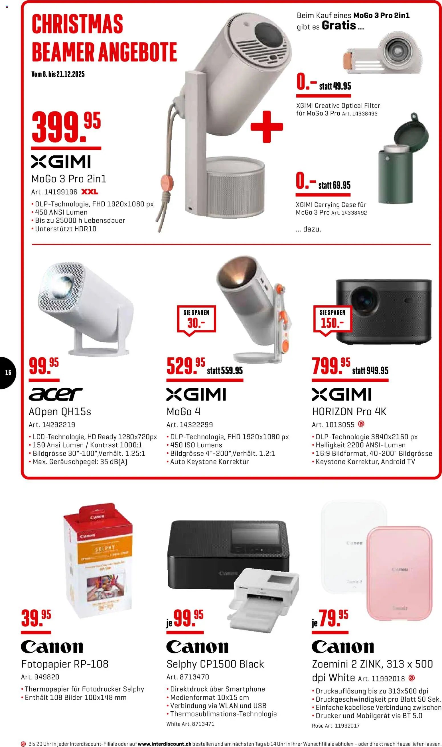 Interdiscount Aktionen Christmas (2025-12-15 - 2025-12-21)