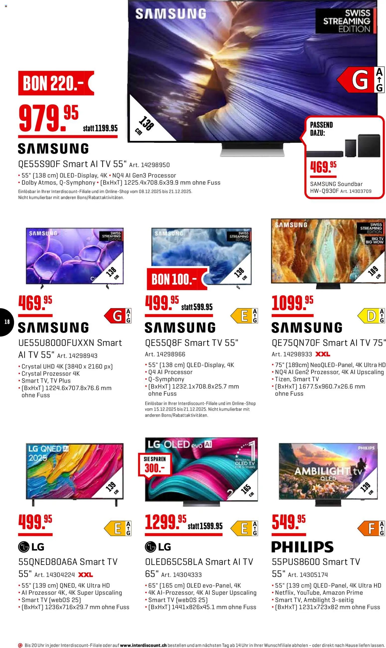 Interdiscount Aktionen Christmas (2025-12-15 - 2025-12-21)