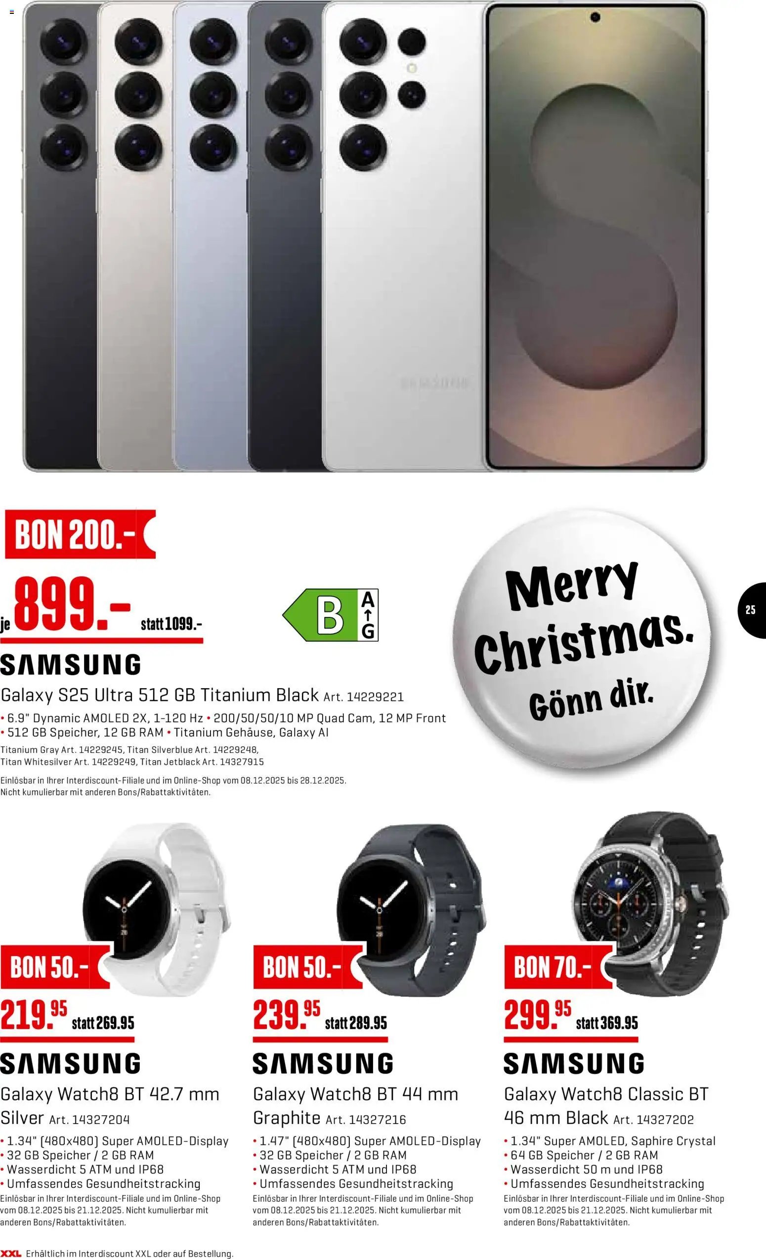 Interdiscount Aktionen Christmas (2025-12-15 - 2025-12-21)