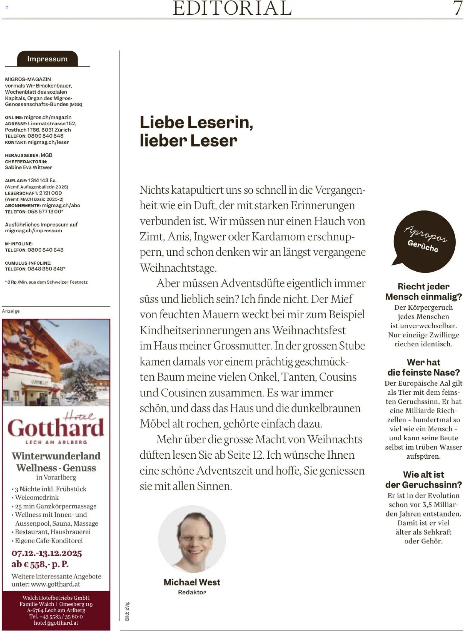 Migros Magazin (2025-12-02 - 2025-12-08) | 7
