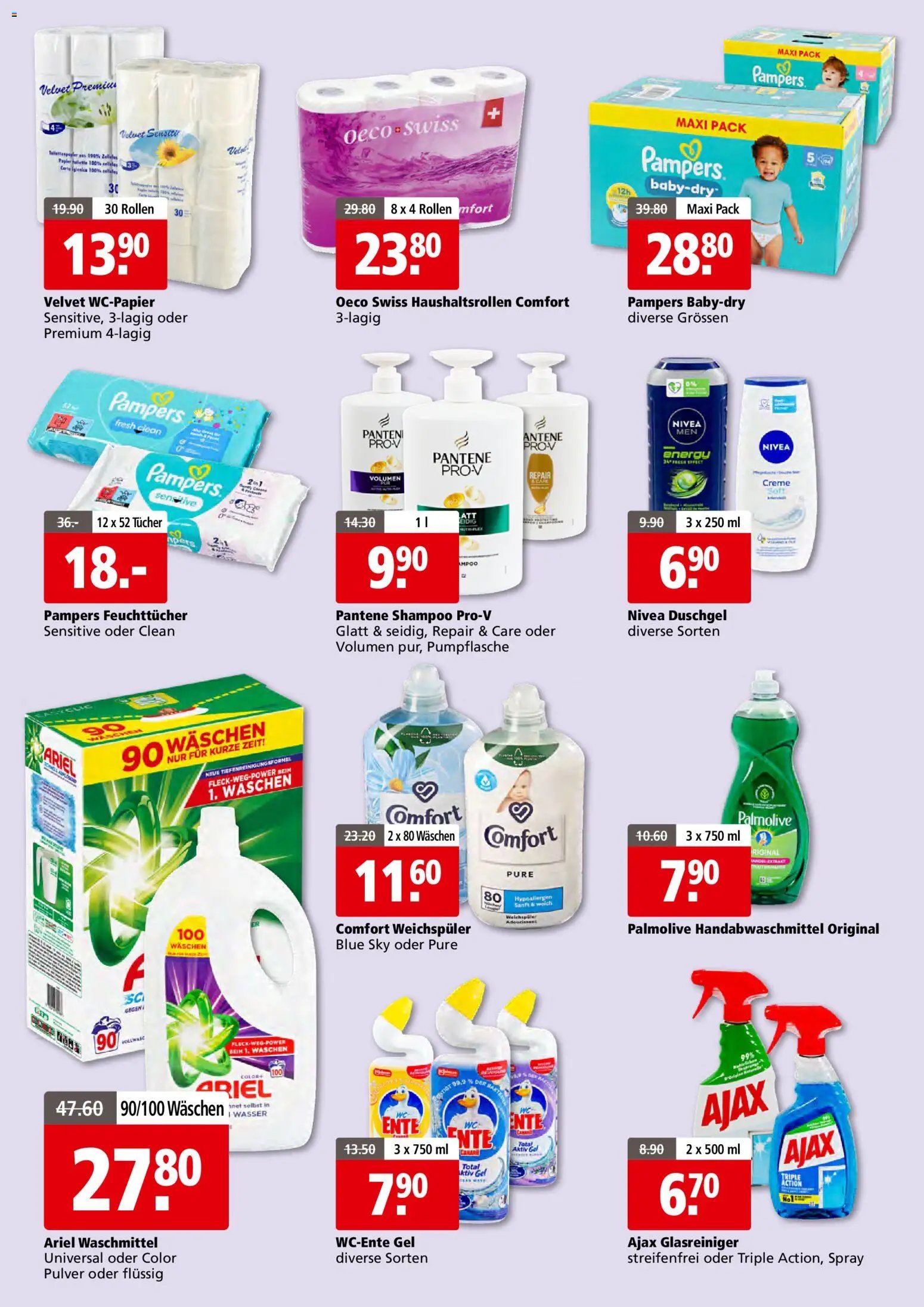 Aligro - Schlieren, Gossau SG, Frauenfeld, Rapperswil-Jona, Sargans, Bern, Brüttisellen, Pratteln, Emmen, Spreitenbach (2026-11-26 - 2027-01-26)