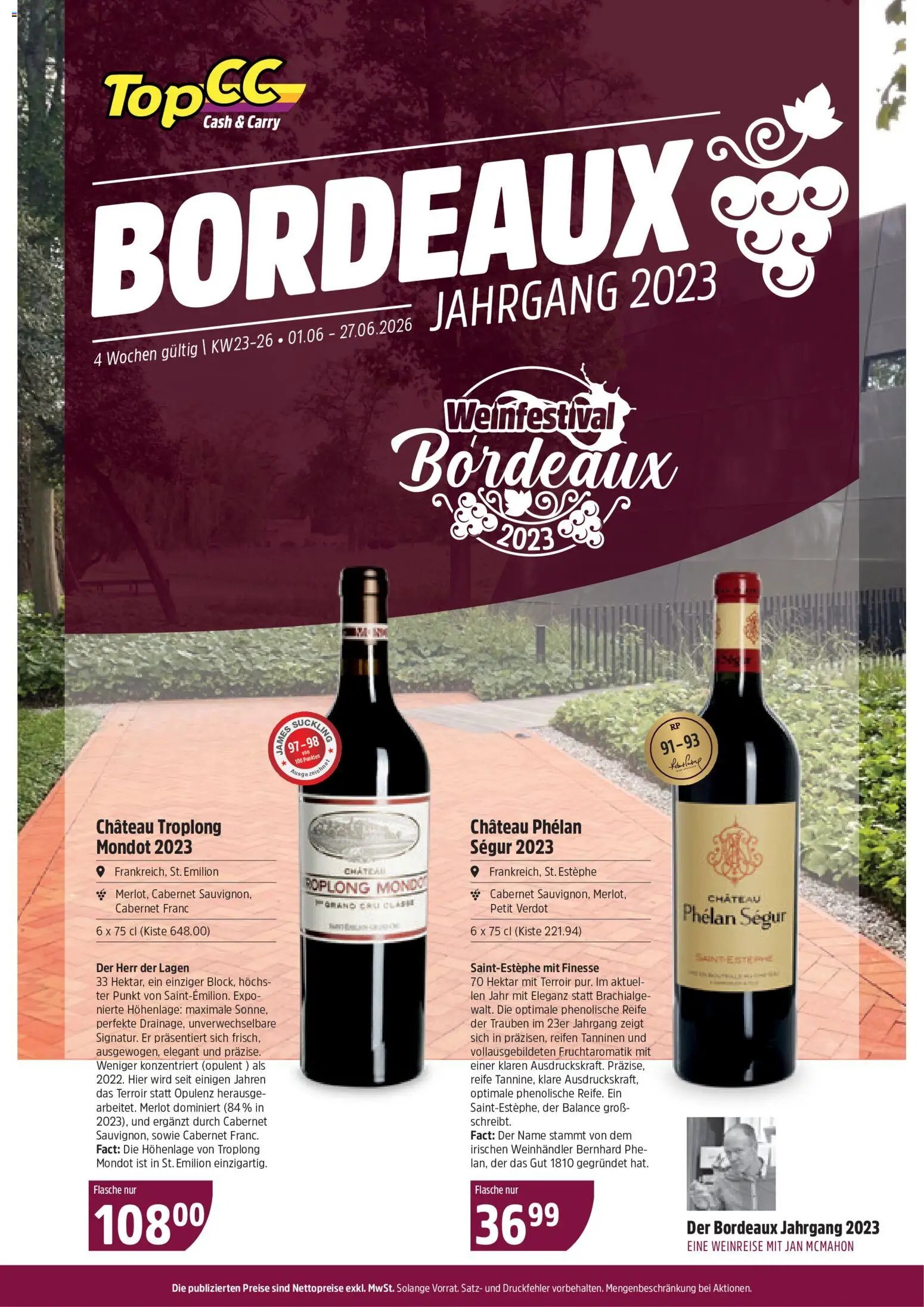 TopCC aktionen Weinfestival