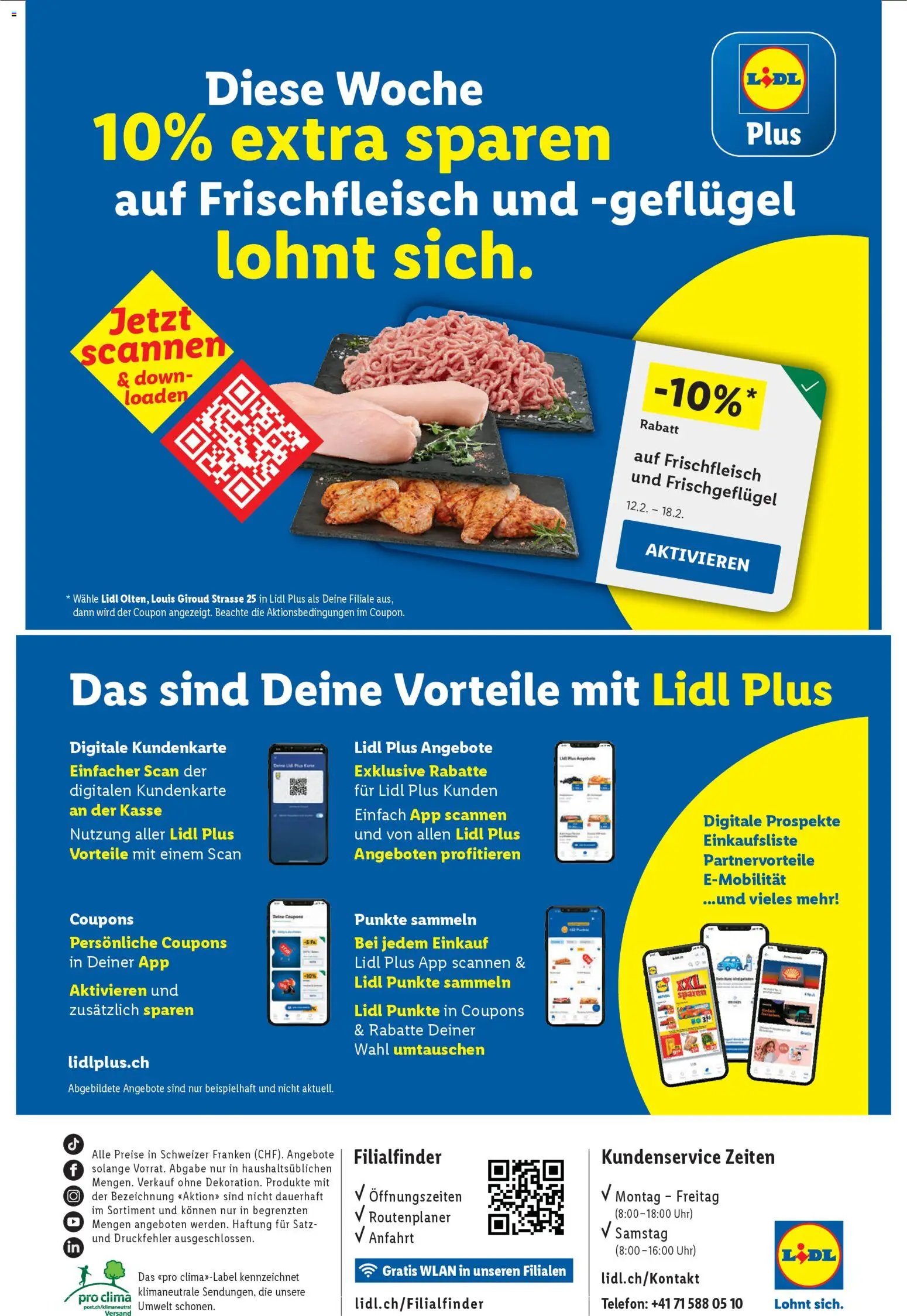 Lidl Aktionen Neueröffnung Olten (2026-02-12 - 2026-02-18)