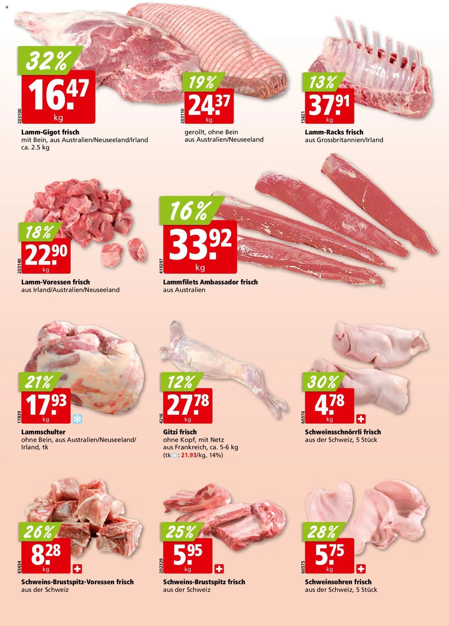Aligro Aktionen Schlieren, Gossau SG, Frauenfeld, Rapperswil-Jona, Sargans, Bern, Brüttisellen, Pratteln, Emmen, Spreitenbach (2025-12-27 - 2026-01-03)