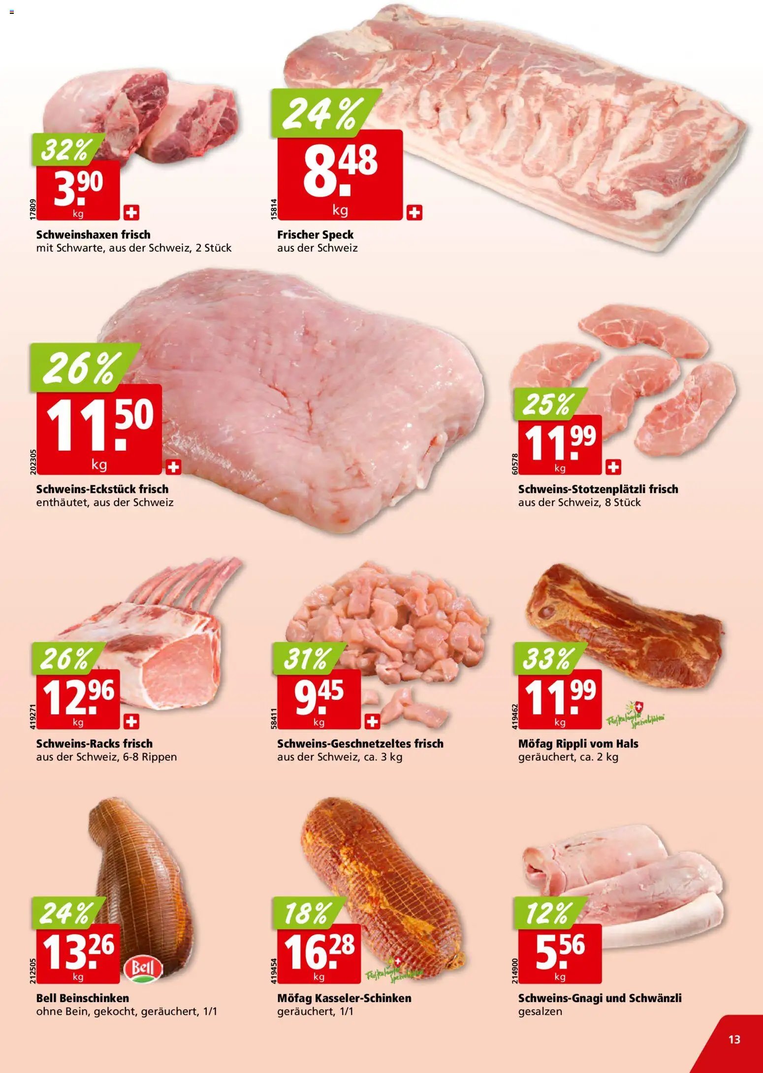 Aligro Aktionen Schlieren, Gossau SG, Frauenfeld, Rapperswil-Jona, Sargans, Bern, Brüttisellen, Pratteln, Emmen, Spreitenbach (2025-12-27 - 2026-01-03)