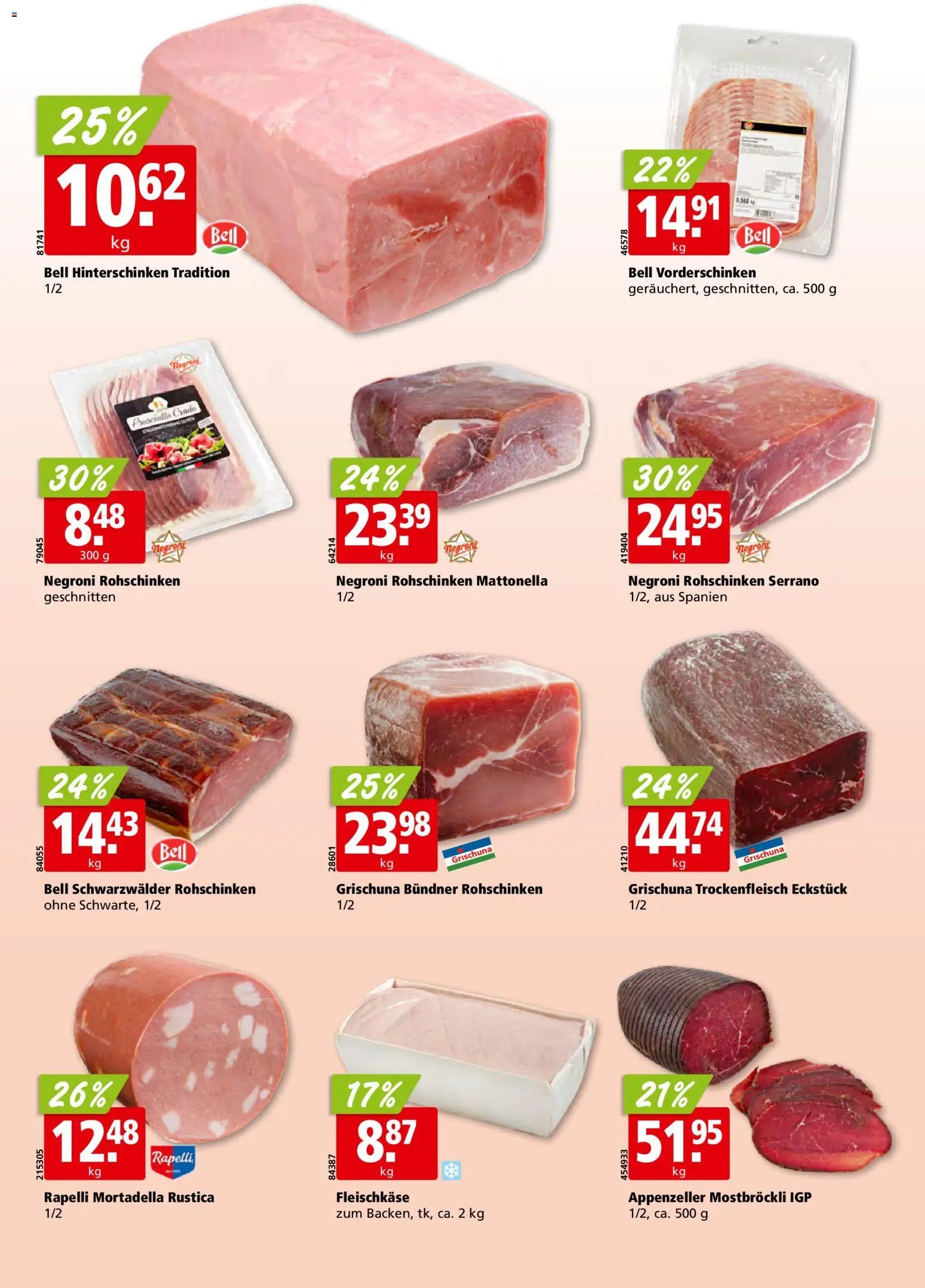 Aligro Aktionen Schlieren, Gossau SG, Frauenfeld, Rapperswil-Jona, Sargans, Bern, Brüttisellen, Pratteln, Emmen, Spreitenbach (2025-12-27 - 2026-01-03)