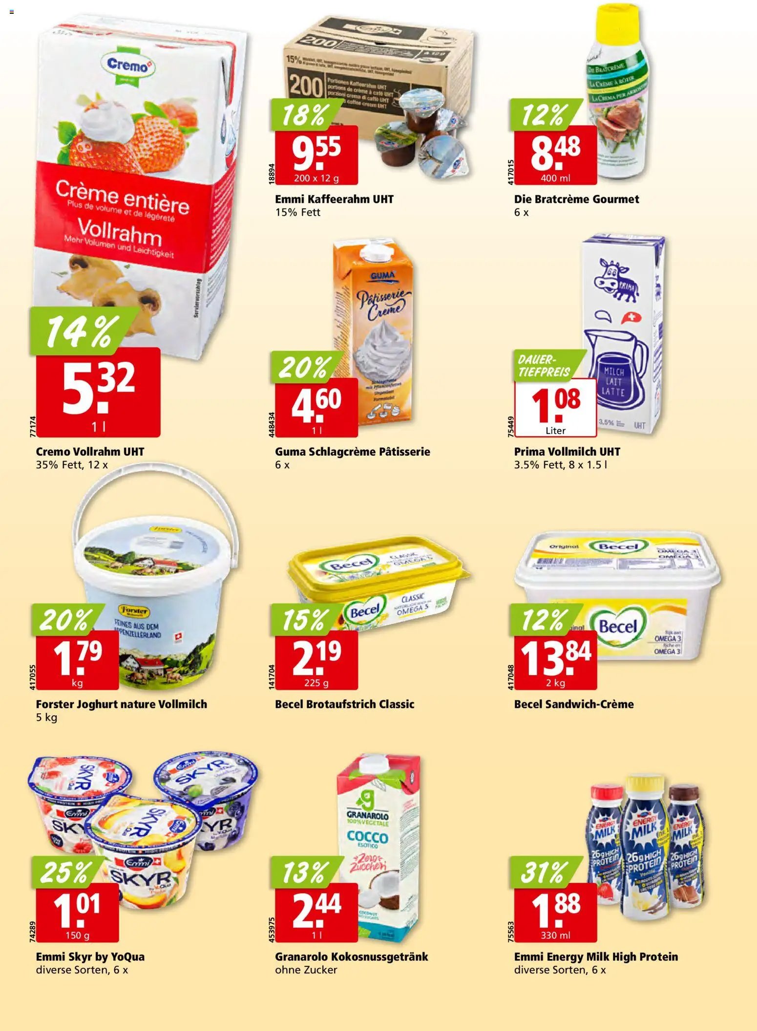 Aligro Aktionen Schlieren, Gossau SG, Frauenfeld, Rapperswil-Jona, Sargans, Bern, Brüttisellen, Pratteln, Emmen, Spreitenbach (2025-12-27 - 2026-01-03)