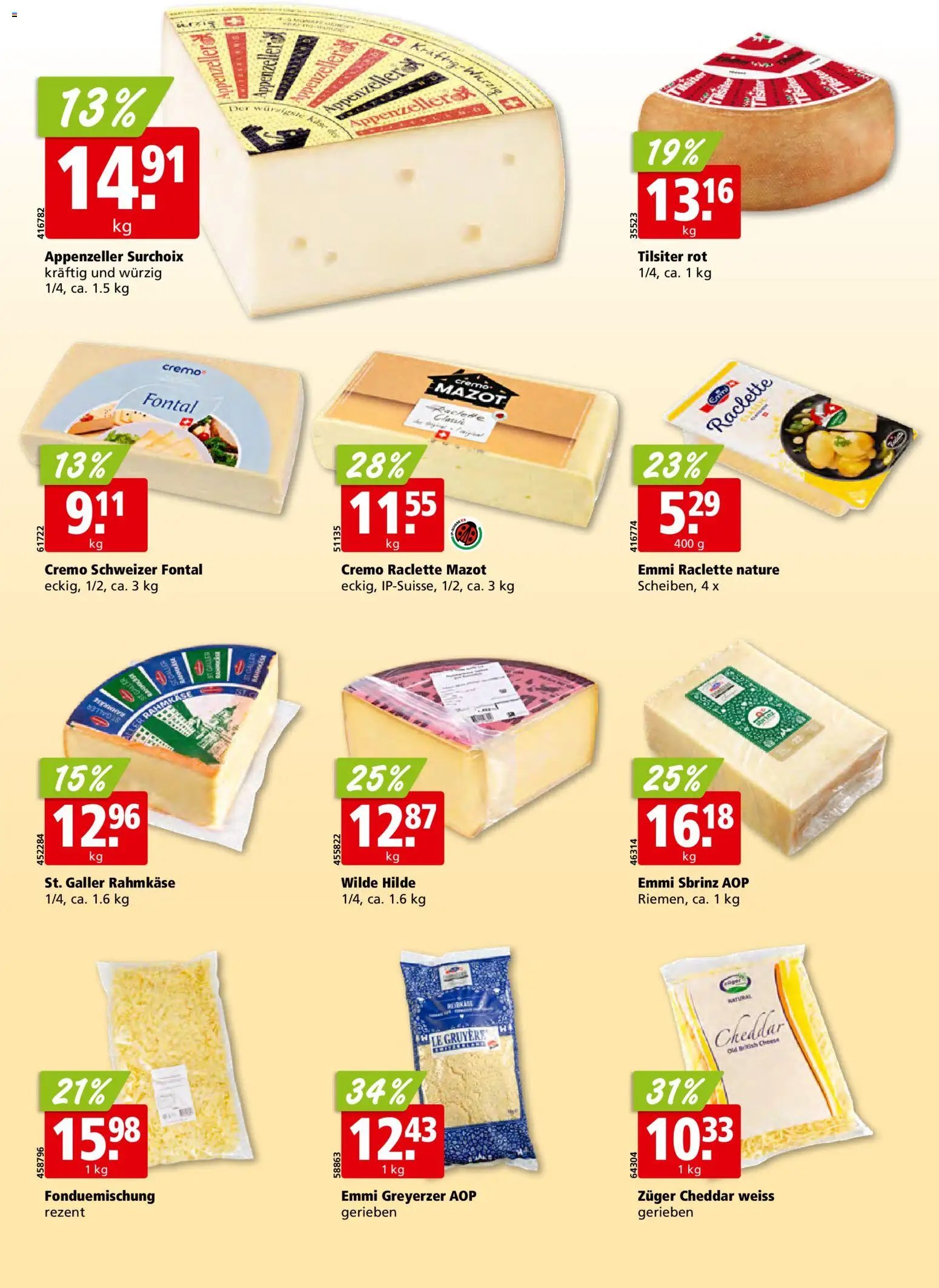 Aligro Aktionen Schlieren, Gossau SG, Frauenfeld, Rapperswil-Jona, Sargans, Bern, Brüttisellen, Pratteln, Emmen, Spreitenbach (2025-12-27 - 2026-01-03)