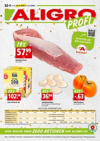 Aligro Aktionen Schlieren, Gossau SG, Frauenfeld, Rapperswil-Jona, Sargans, Bern, Brüttisellen, Pratteln, Emmen, Spreitenbach (2025-12-27 - 2026-01-03)