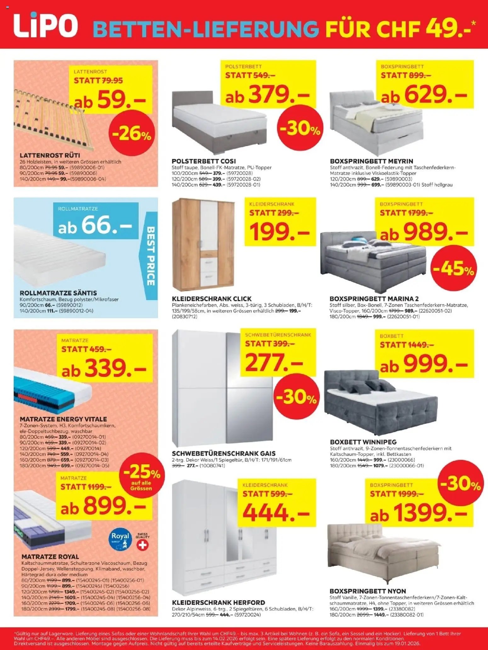 Lipo Aktionen (2025-12-06 - 2026-01-12) | 4