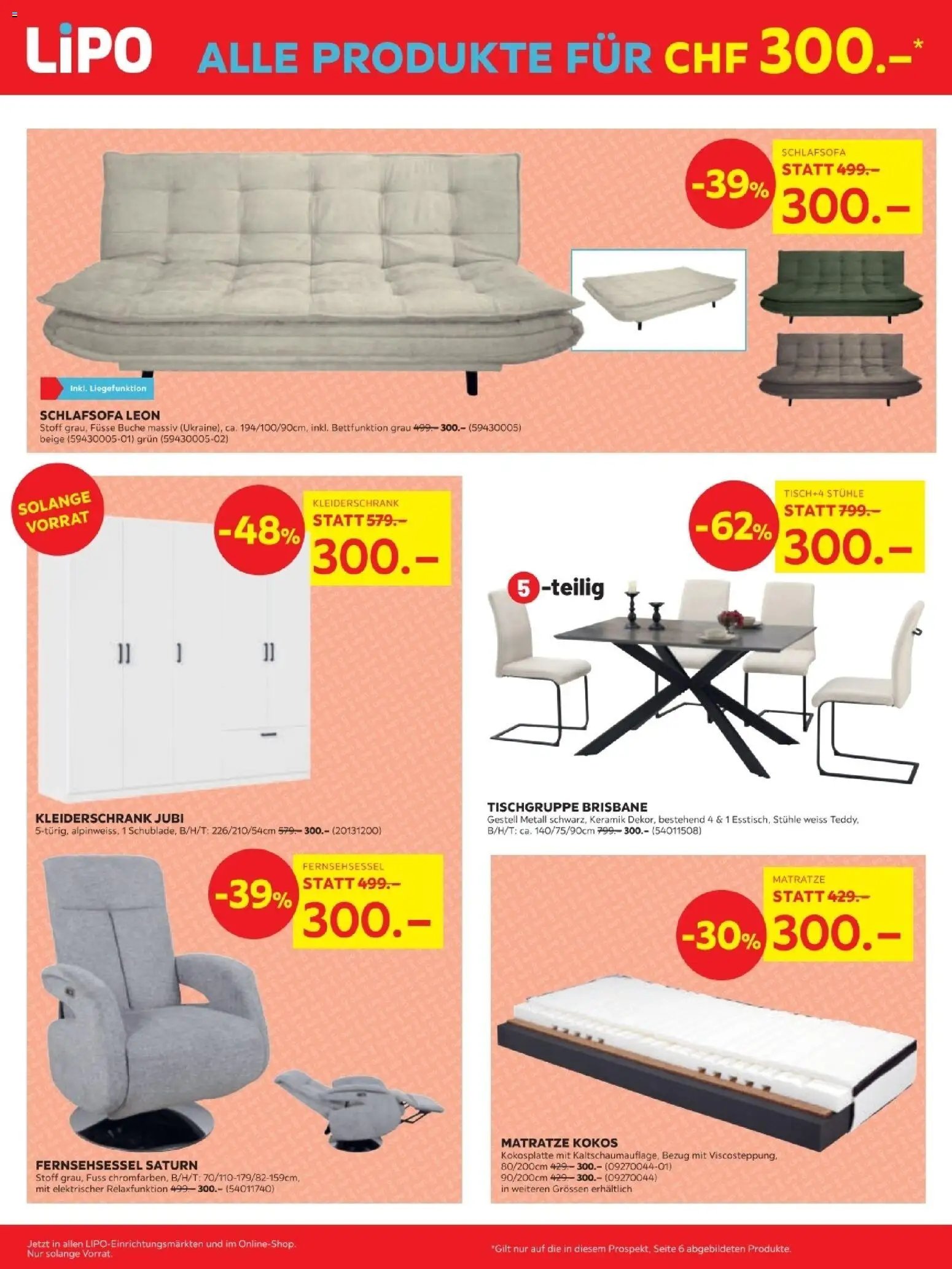 Lipo Aktionen (2025-12-06 - 2026-01-12) | 6