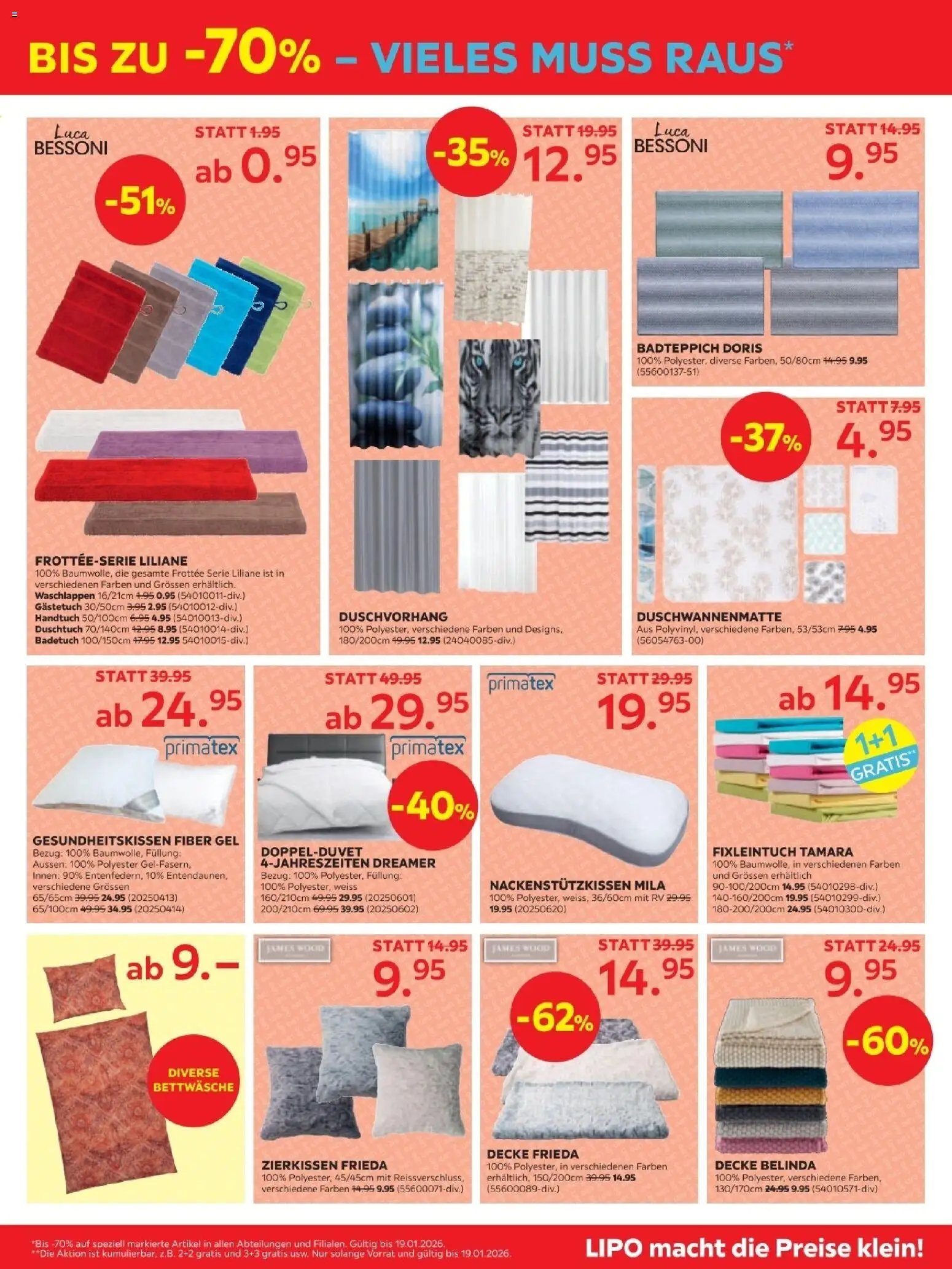 Lipo Aktionen (2025-12-06 - 2026-01-12) | 9