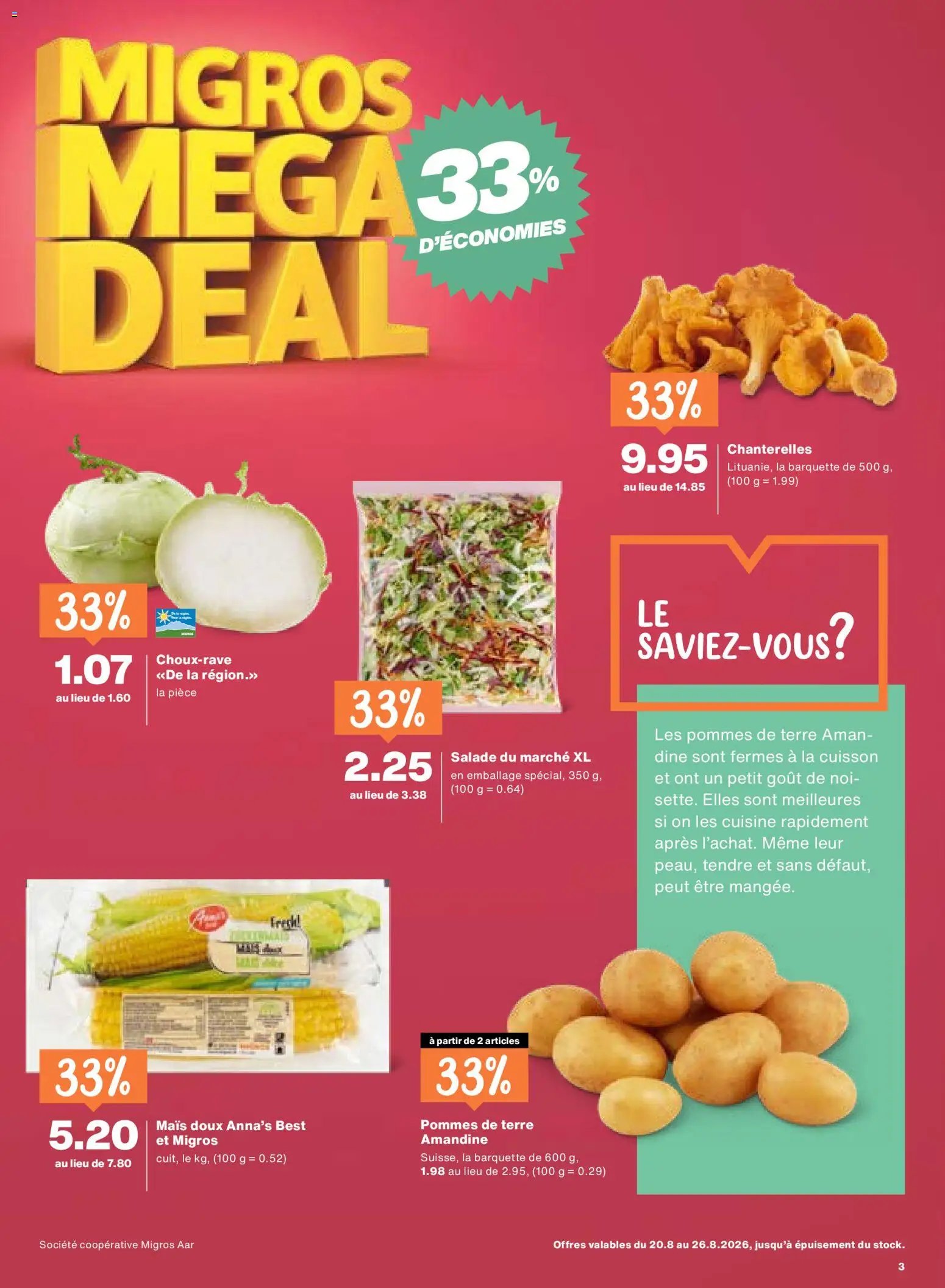 Migros aktionen FR