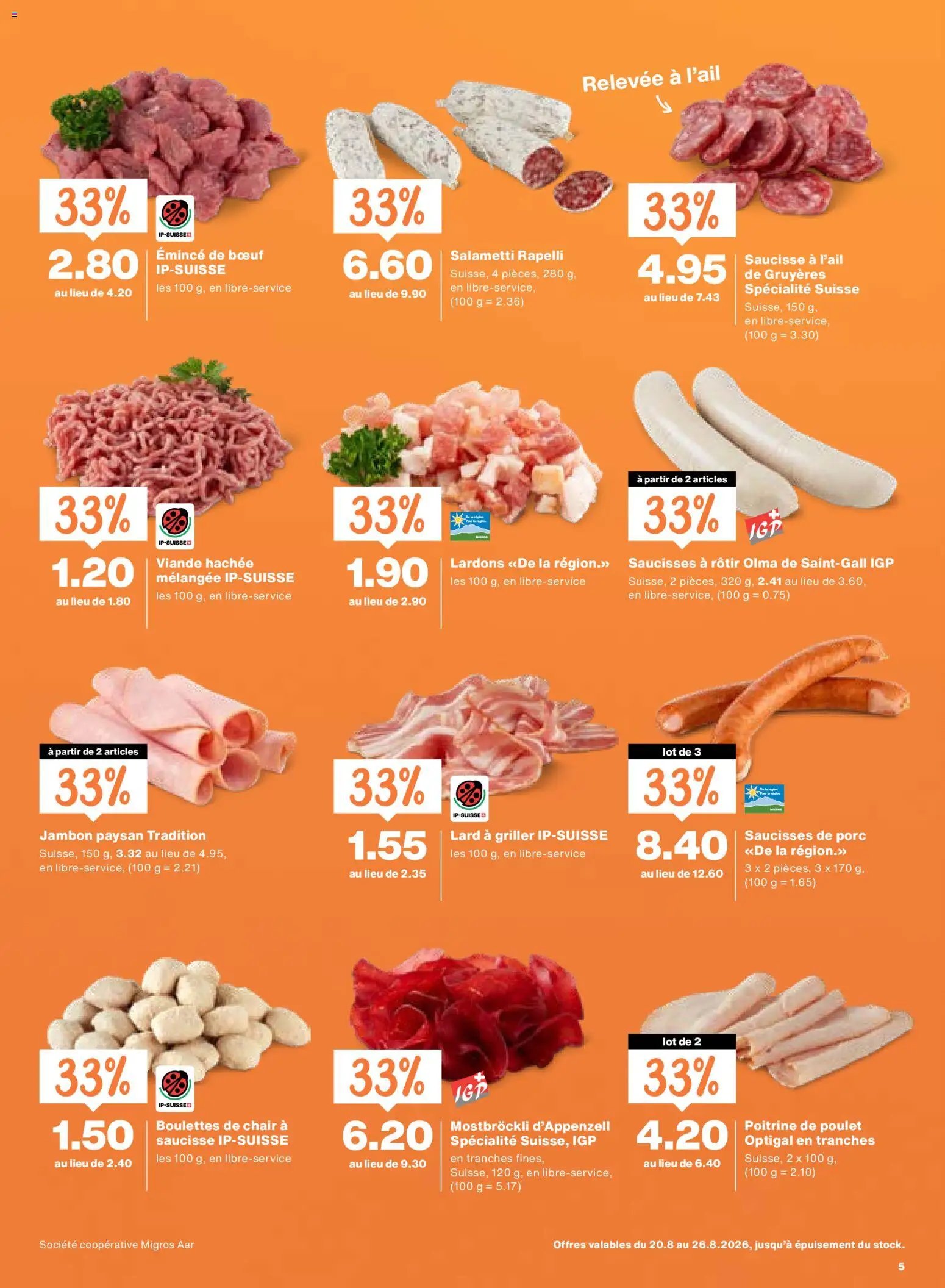 Migros aktionen FR