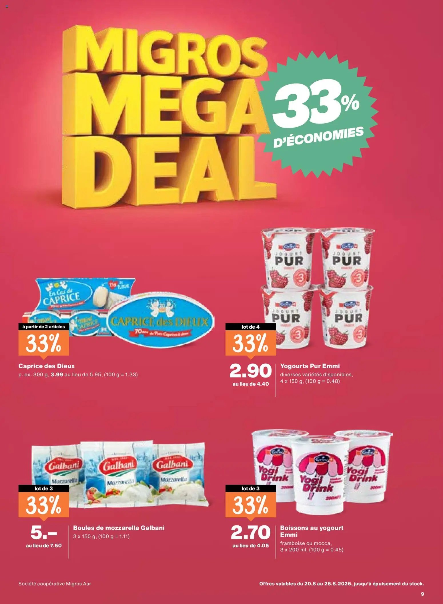 Migros aktionen FR