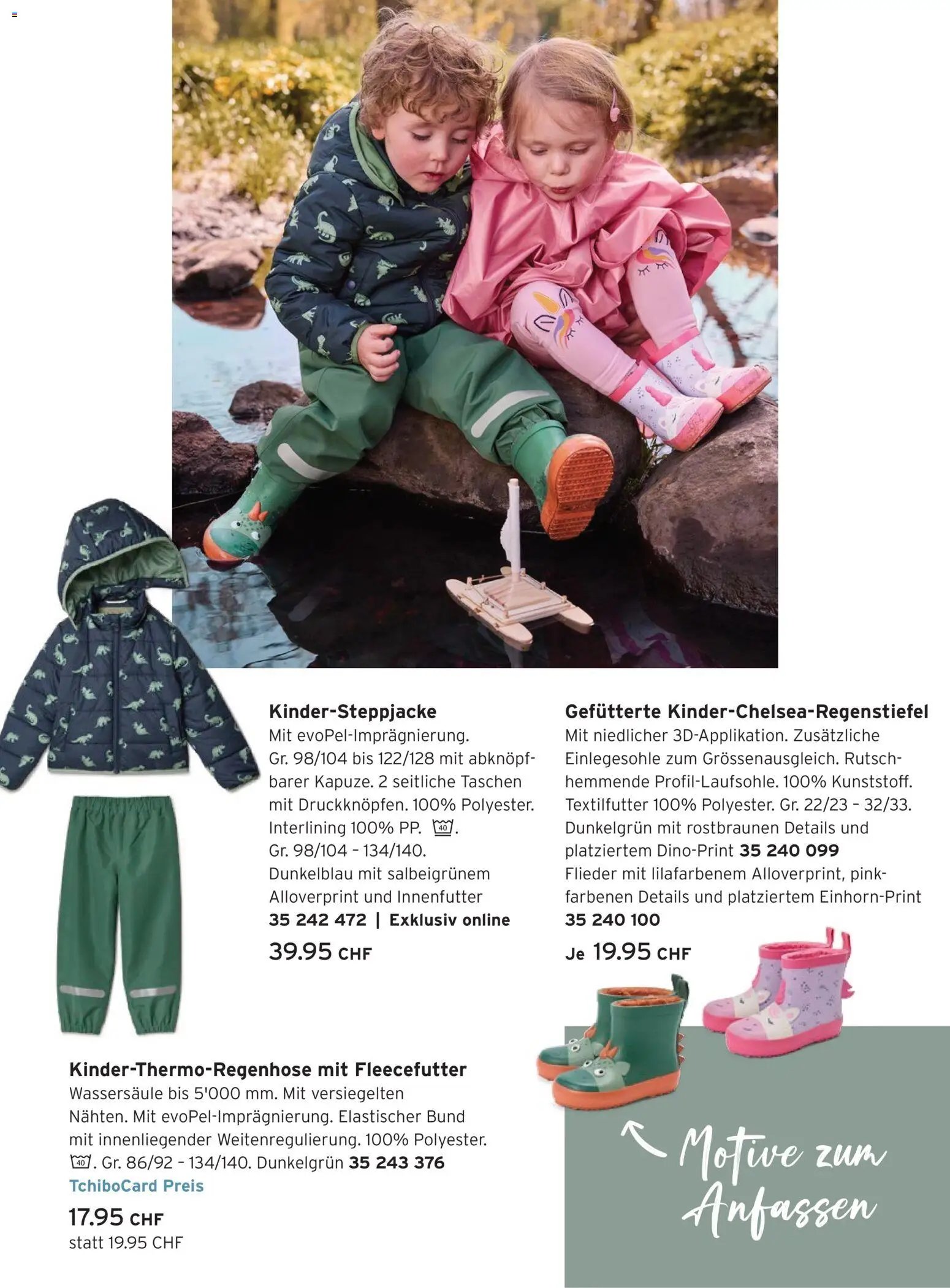 Tchibo aktionen Pfützenhelden