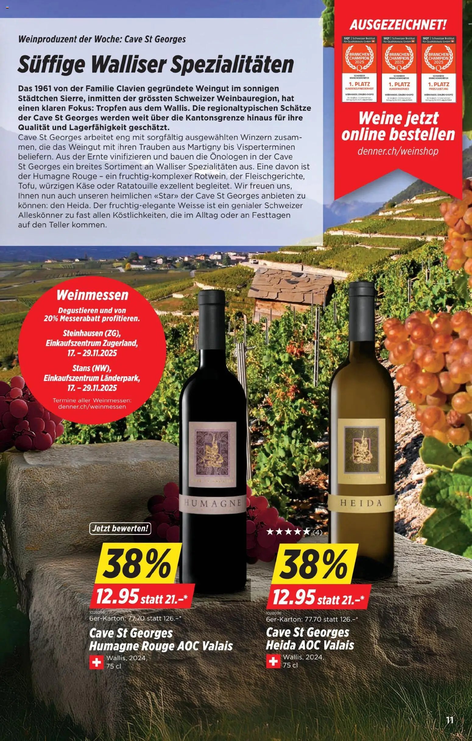 Denner Aktionen (2025-11-11 - 2025-11-17)