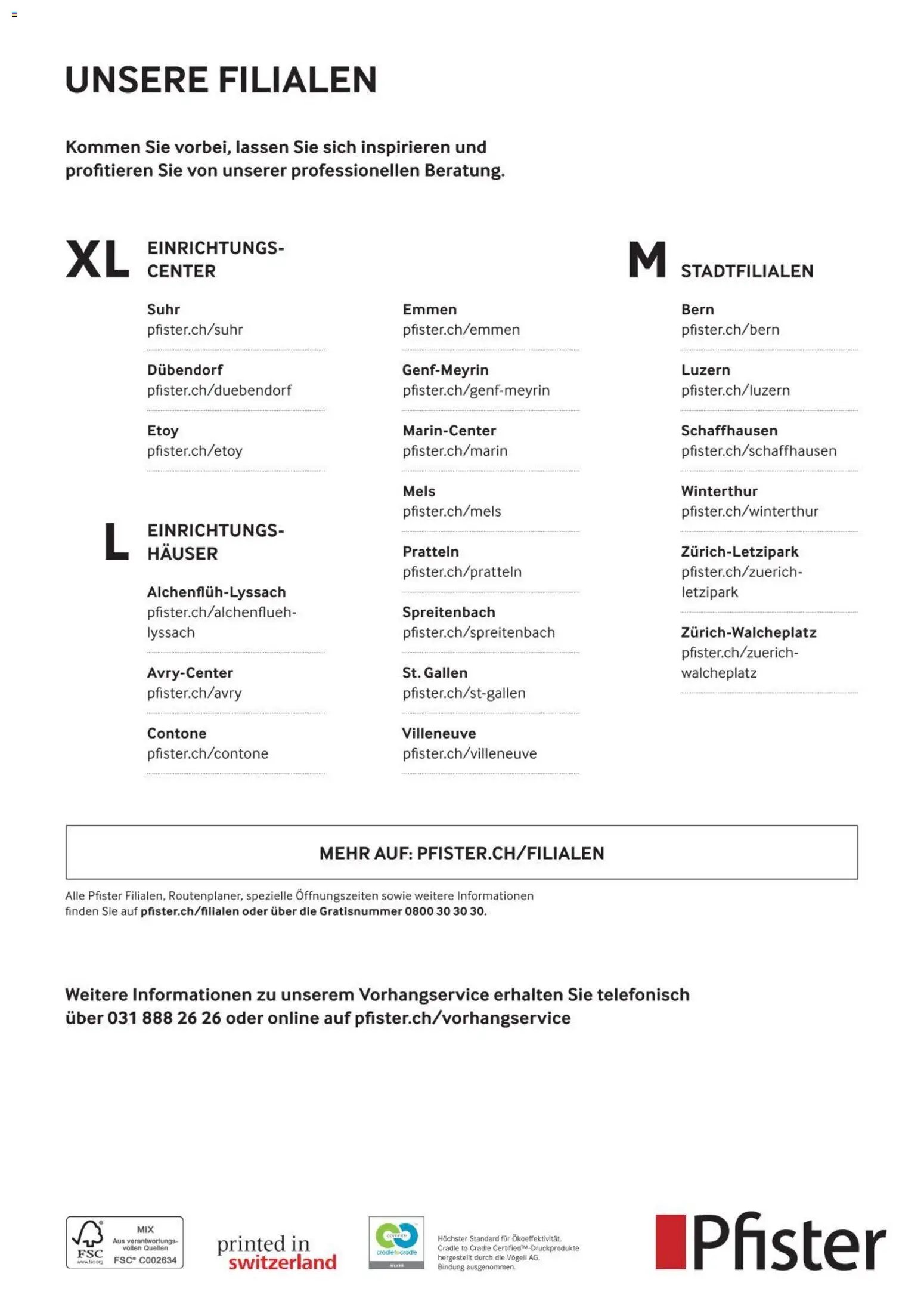 Pfister Aktionen Vose 2018 (2025-12-12 - 2026-02-28) | 24