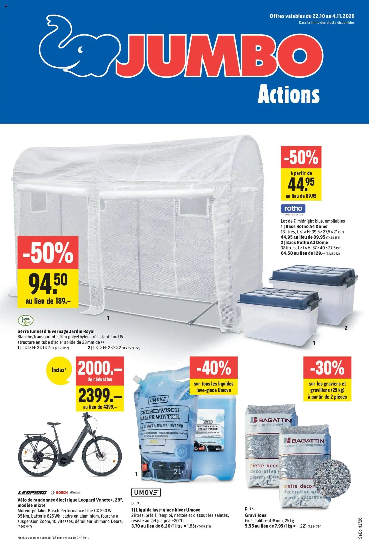 Jumbo aktionen FR