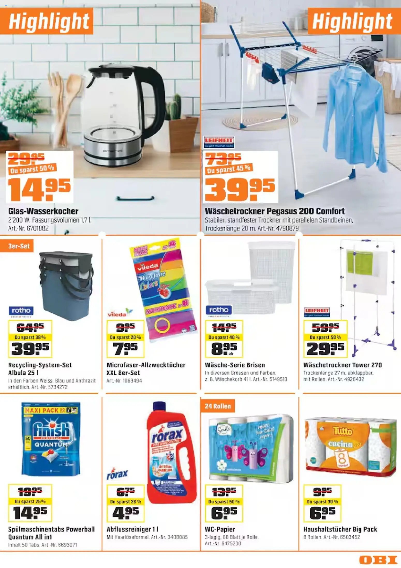 OBI aktionen