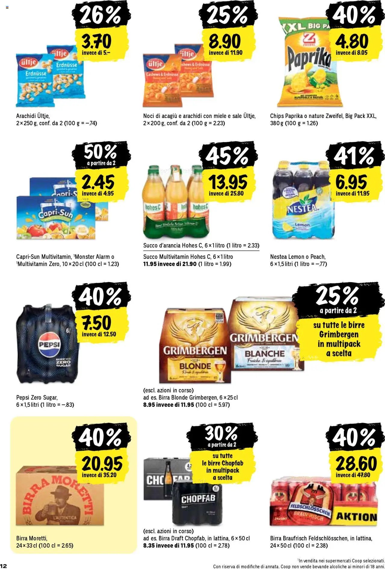 Coop Una settimana di azioni (2025-10-02 - 2025-10-08)